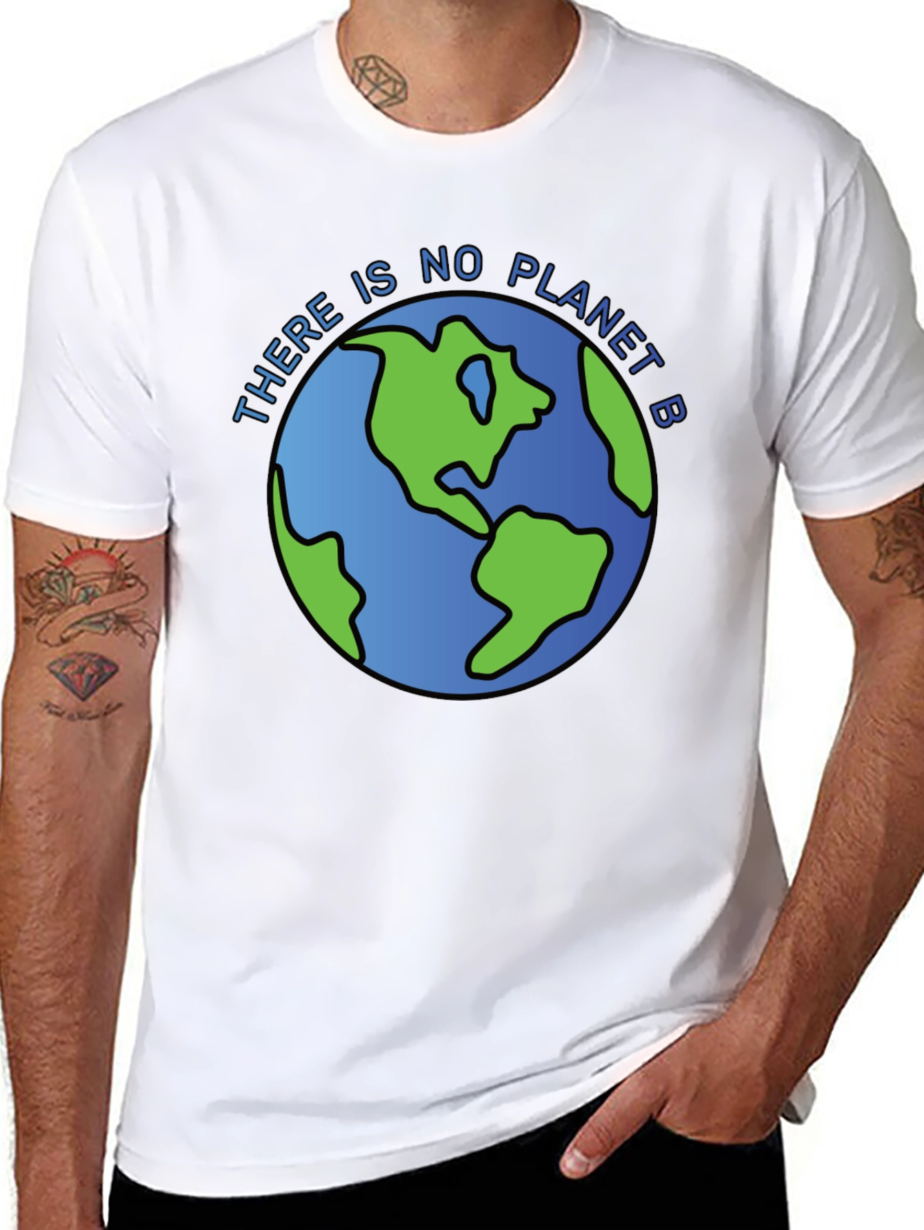 There Is No Planet B Earth Graphic T-Shirt