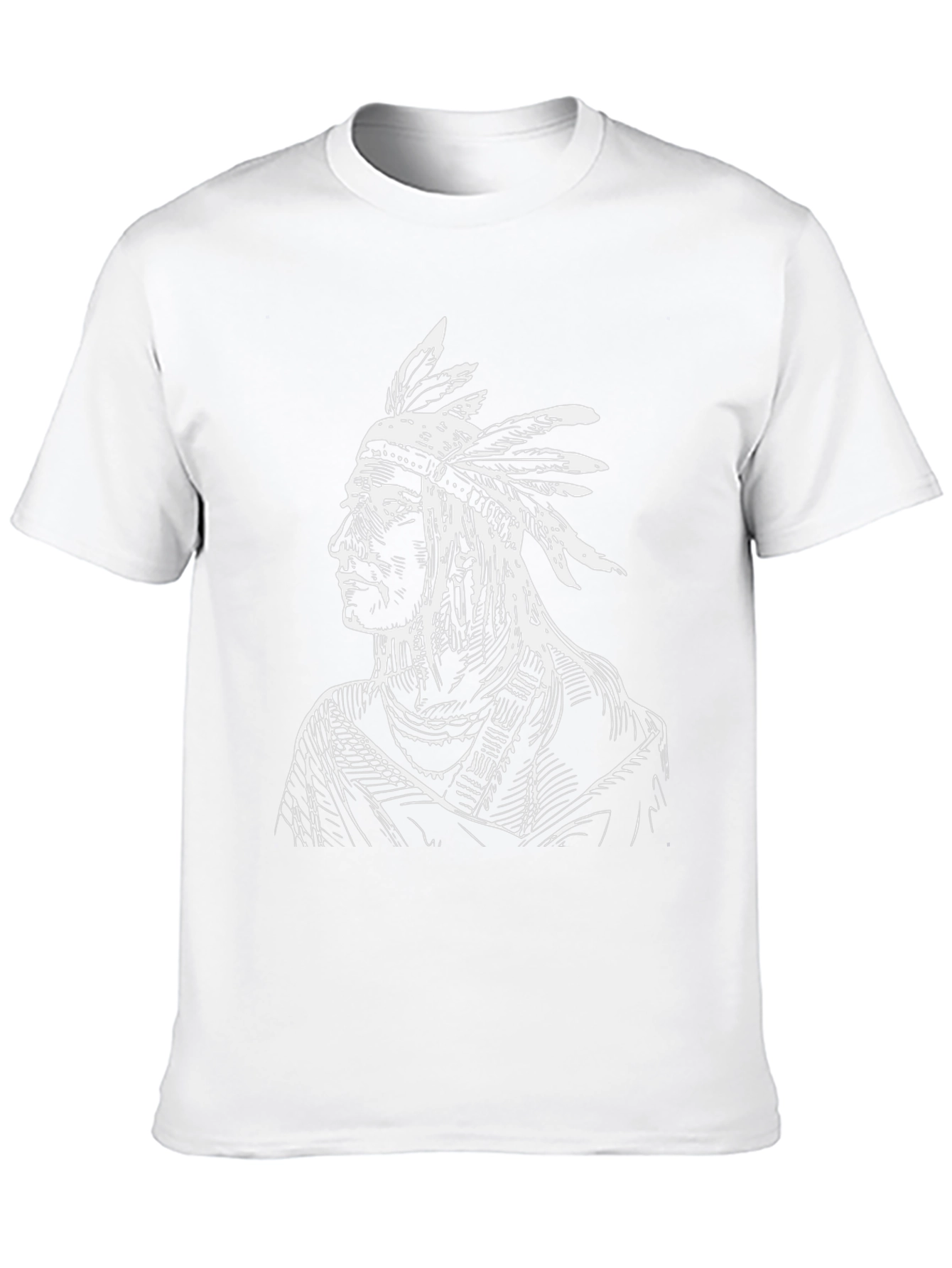 Native American Graphic Black T-Shirt