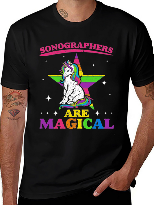 Sonographers are Magical Unicorn T-Shirt