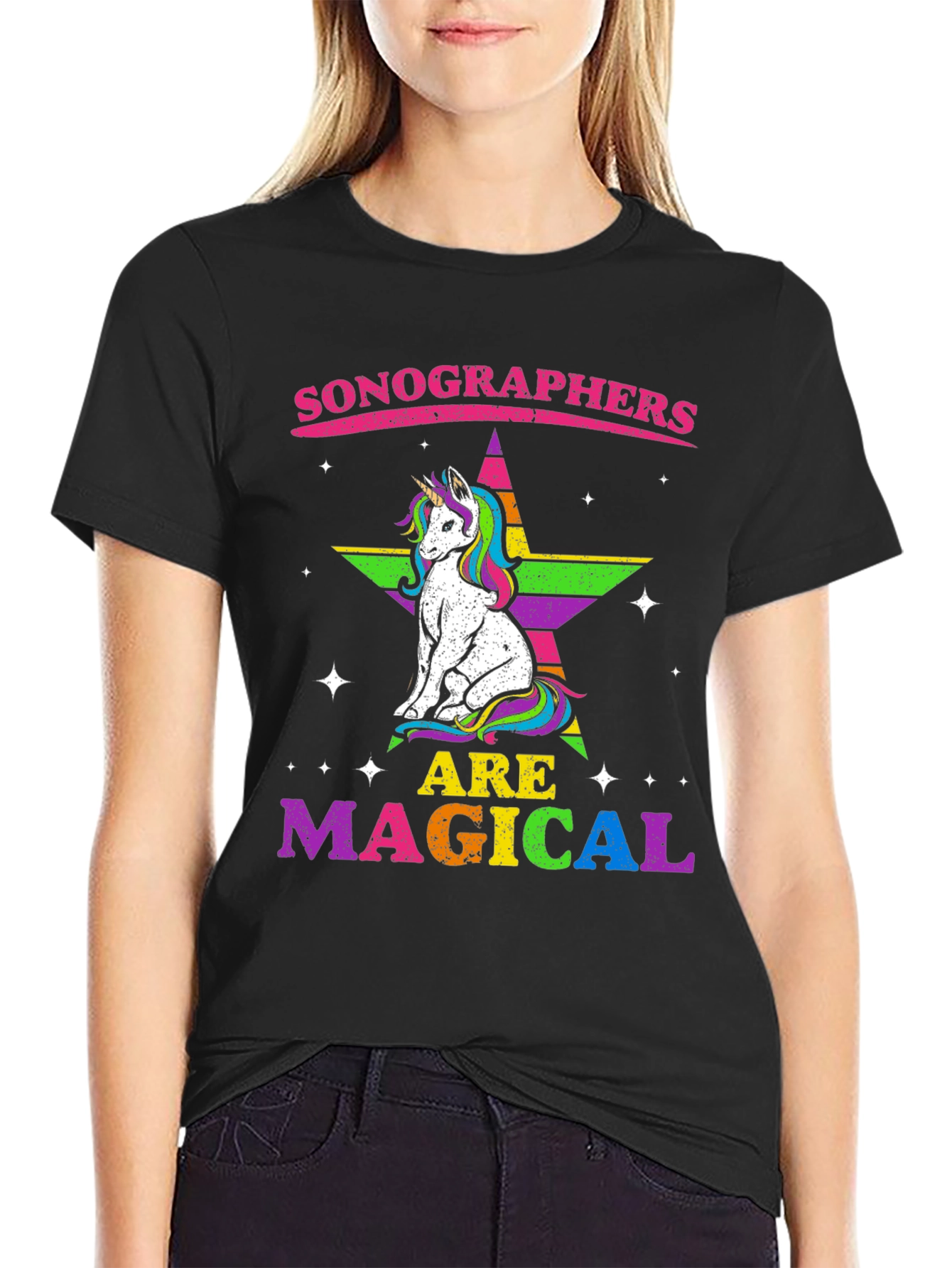 Sonographers are Magical Unicorn T-Shirt