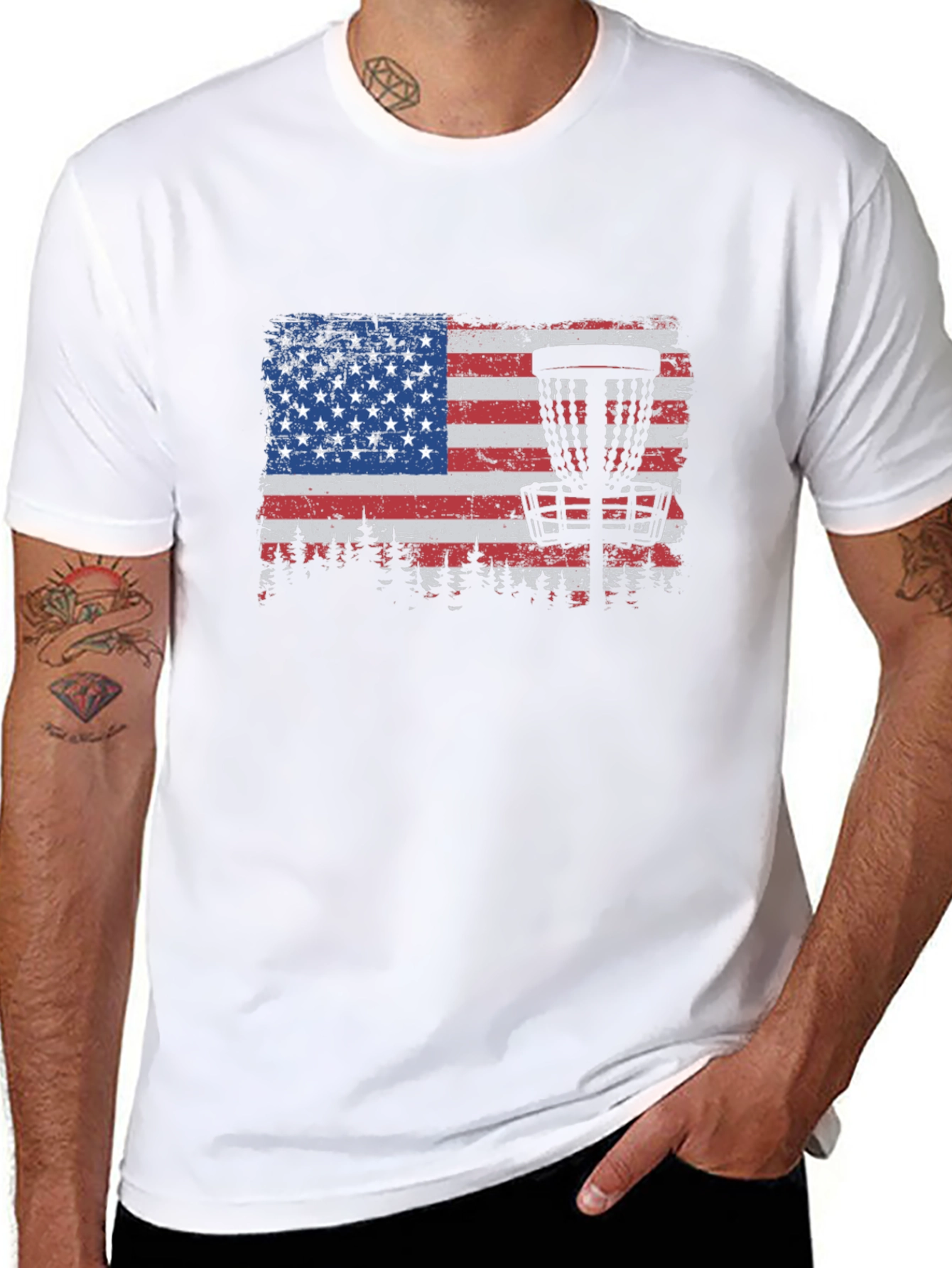 Patriotic Disc Golf T-Shirt