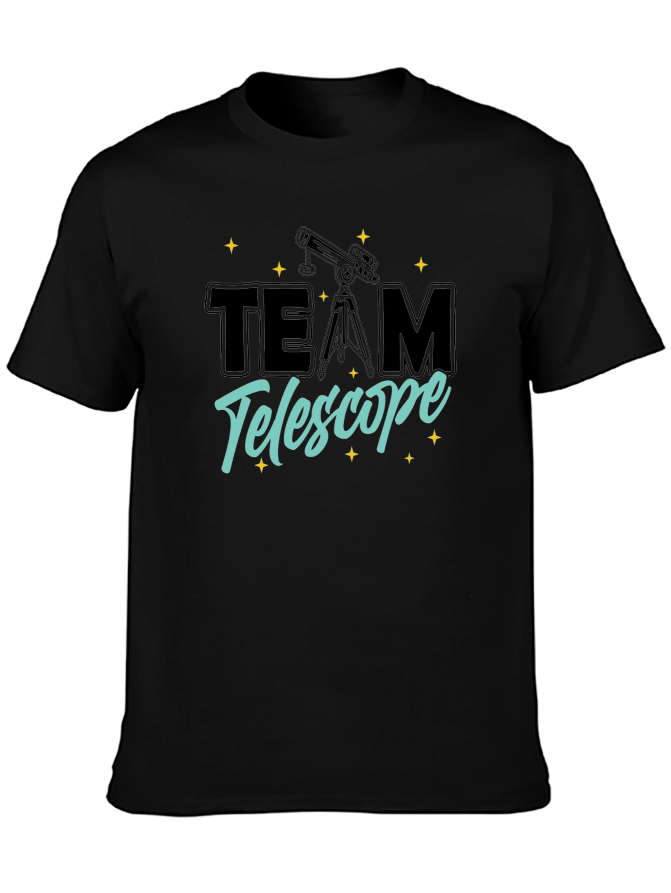 Team Telescope Graphic T-Shirt - Astronomy Lovers Tee