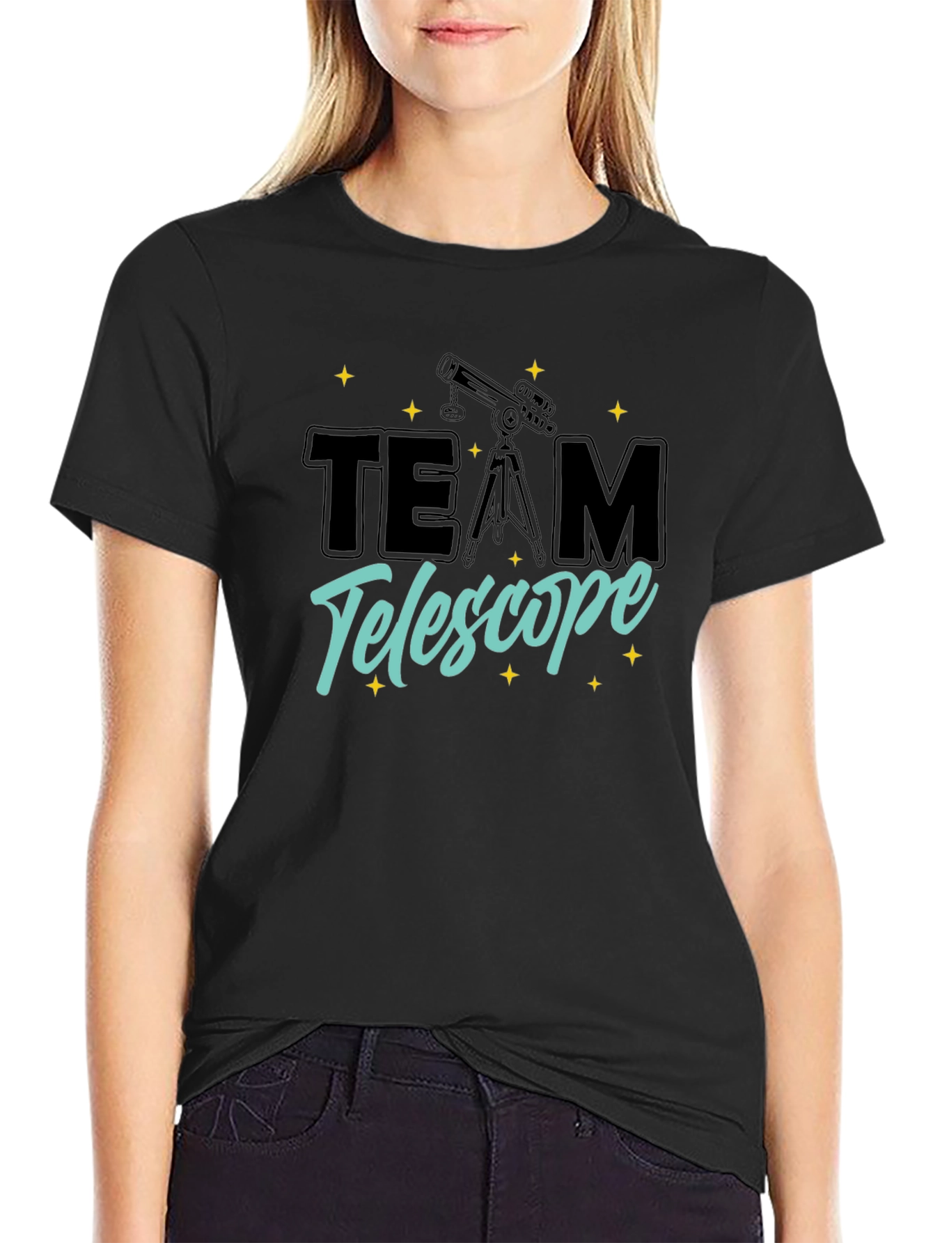 Team Telescope Graphic T-Shirt - Astronomy Lovers Tee