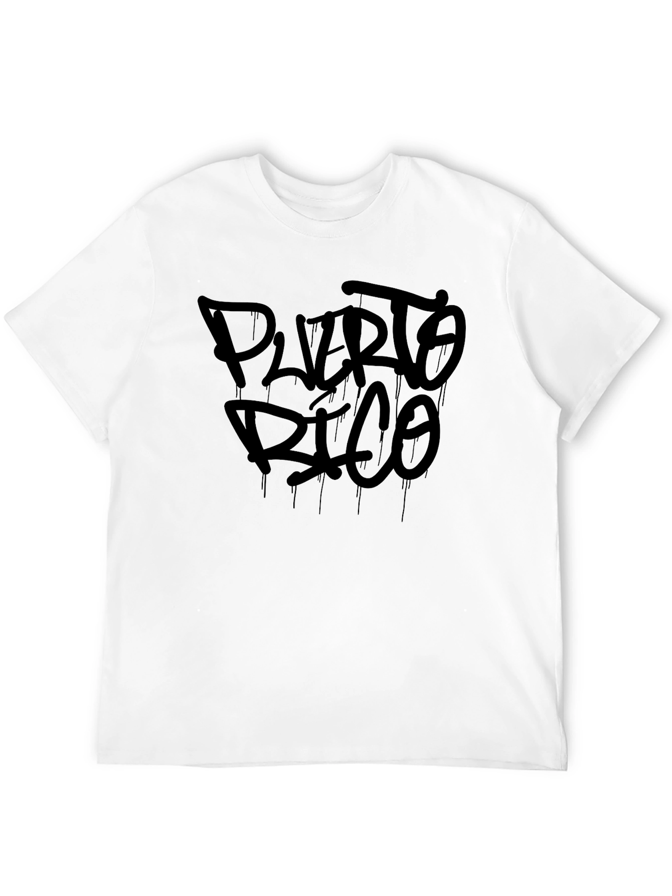 Puerto Rico T-Shirt - Black Graphic Tee