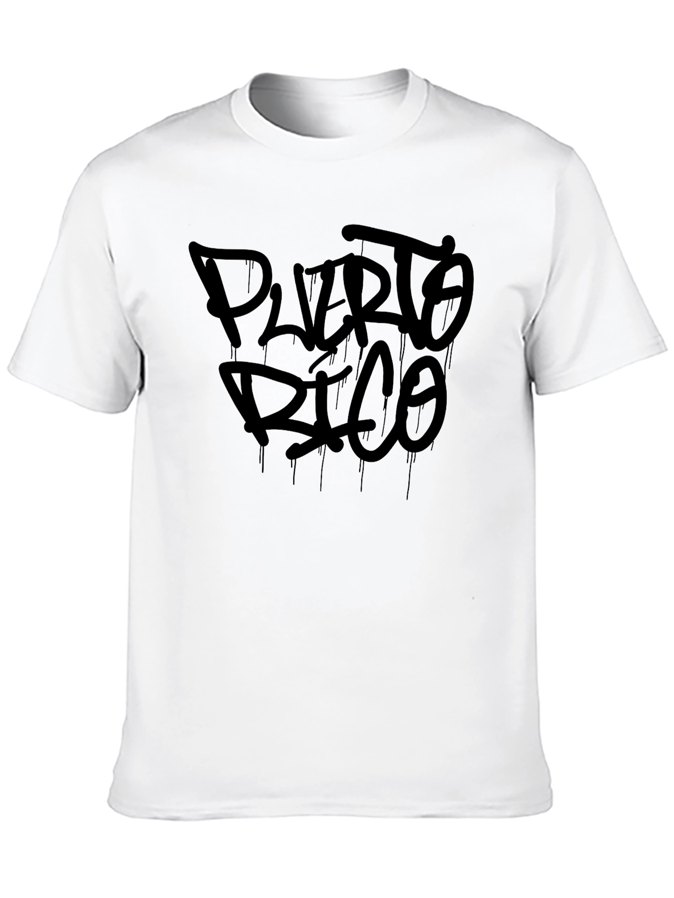 Puerto Rico T-Shirt - Black Graphic Tee