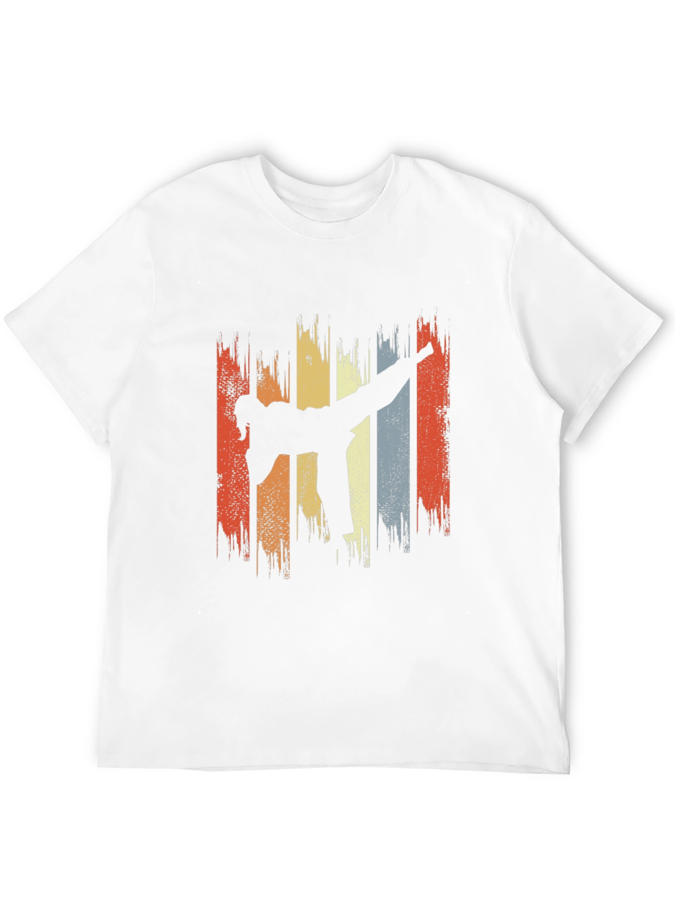 Retro Martial Arts Kick T-Shirt