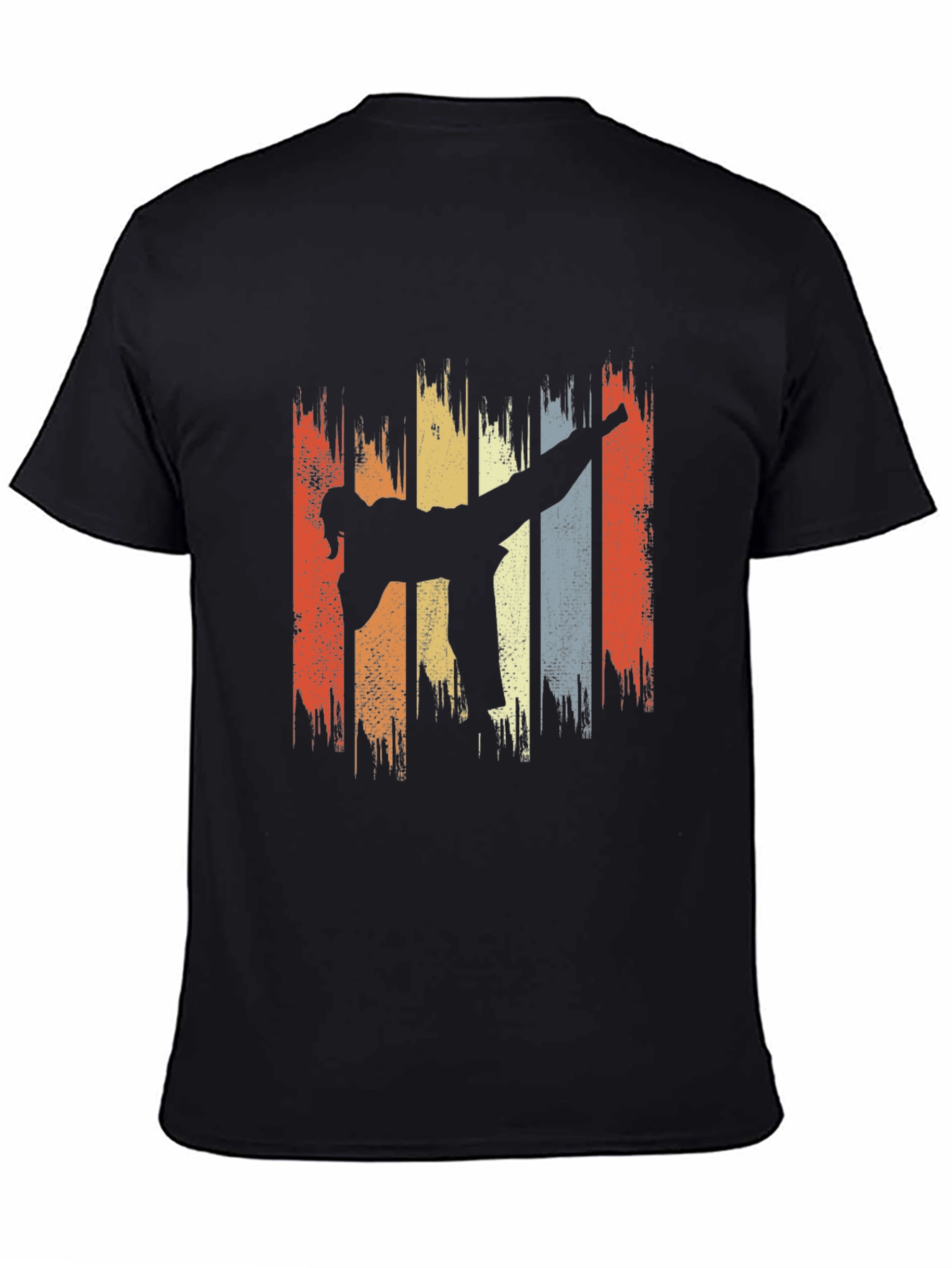 Retro Martial Arts Kick T-Shirt