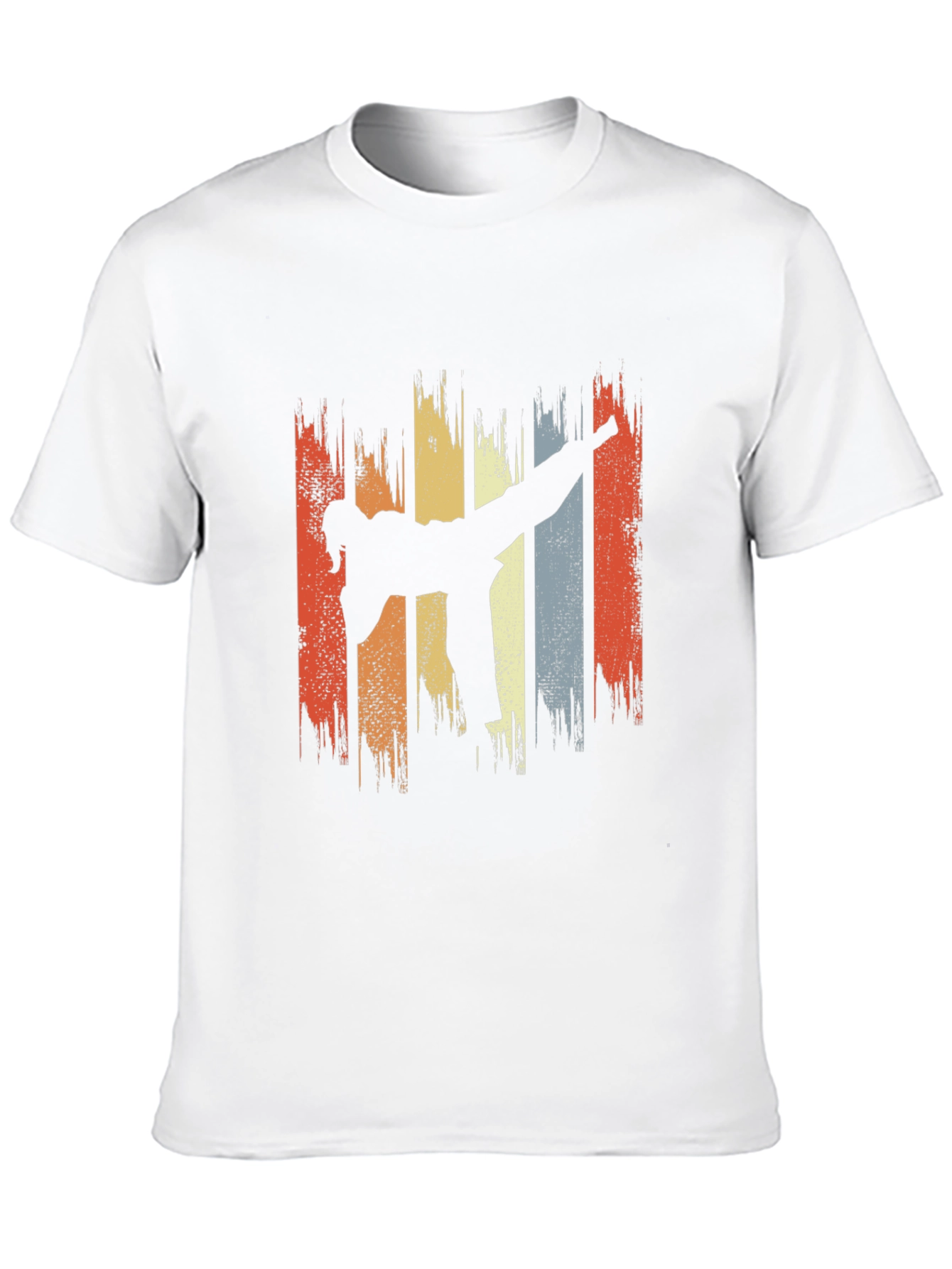 Retro Martial Arts Kick T-Shirt