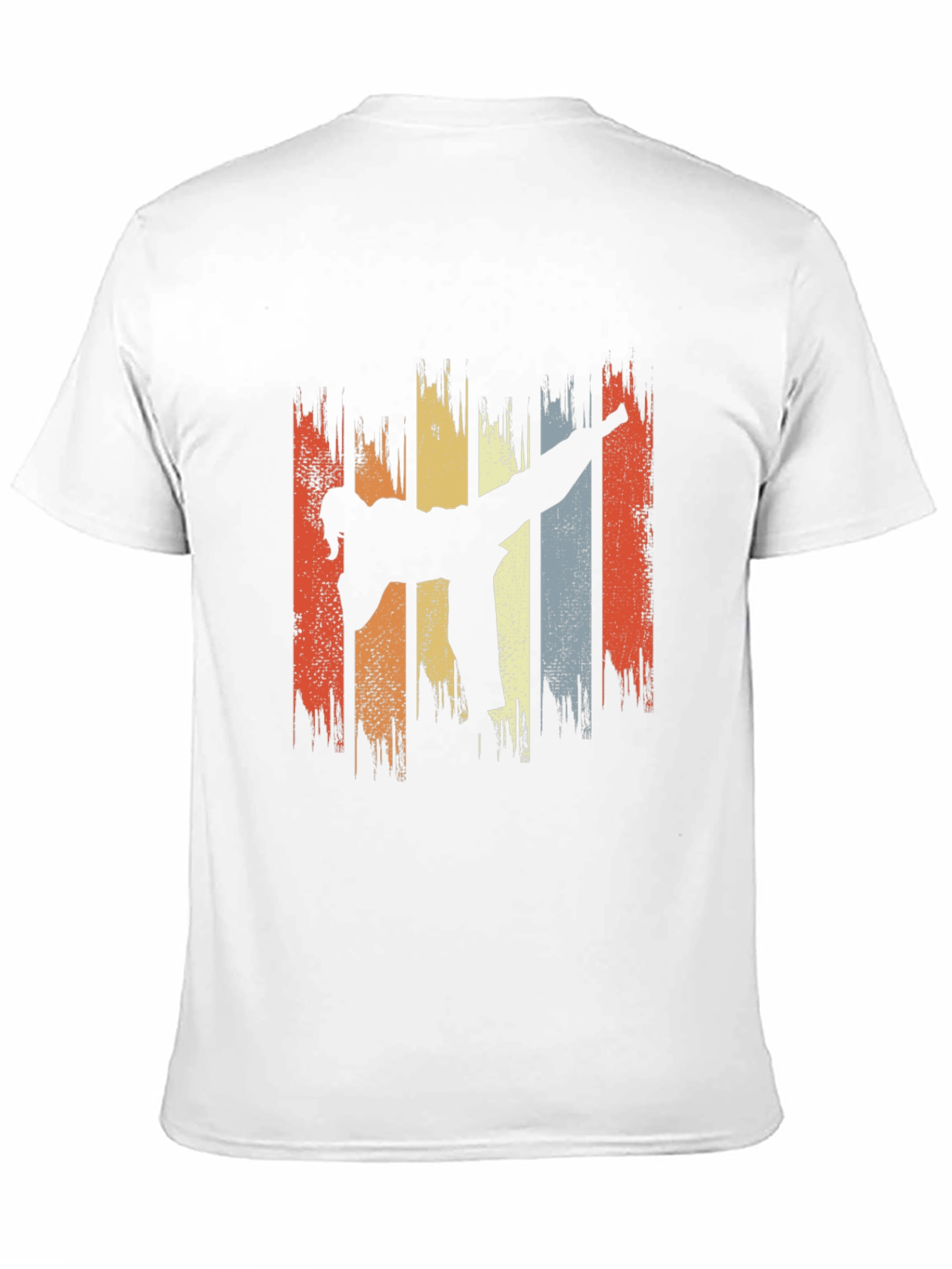 Retro Martial Arts Kick T-Shirt