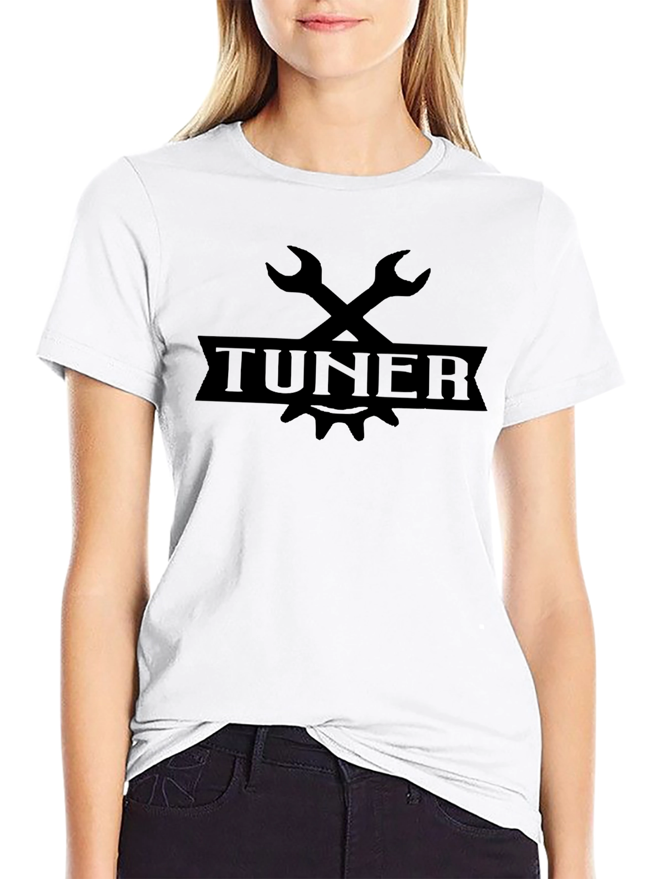 Tuner Wrench Graphic Black T-Shirt