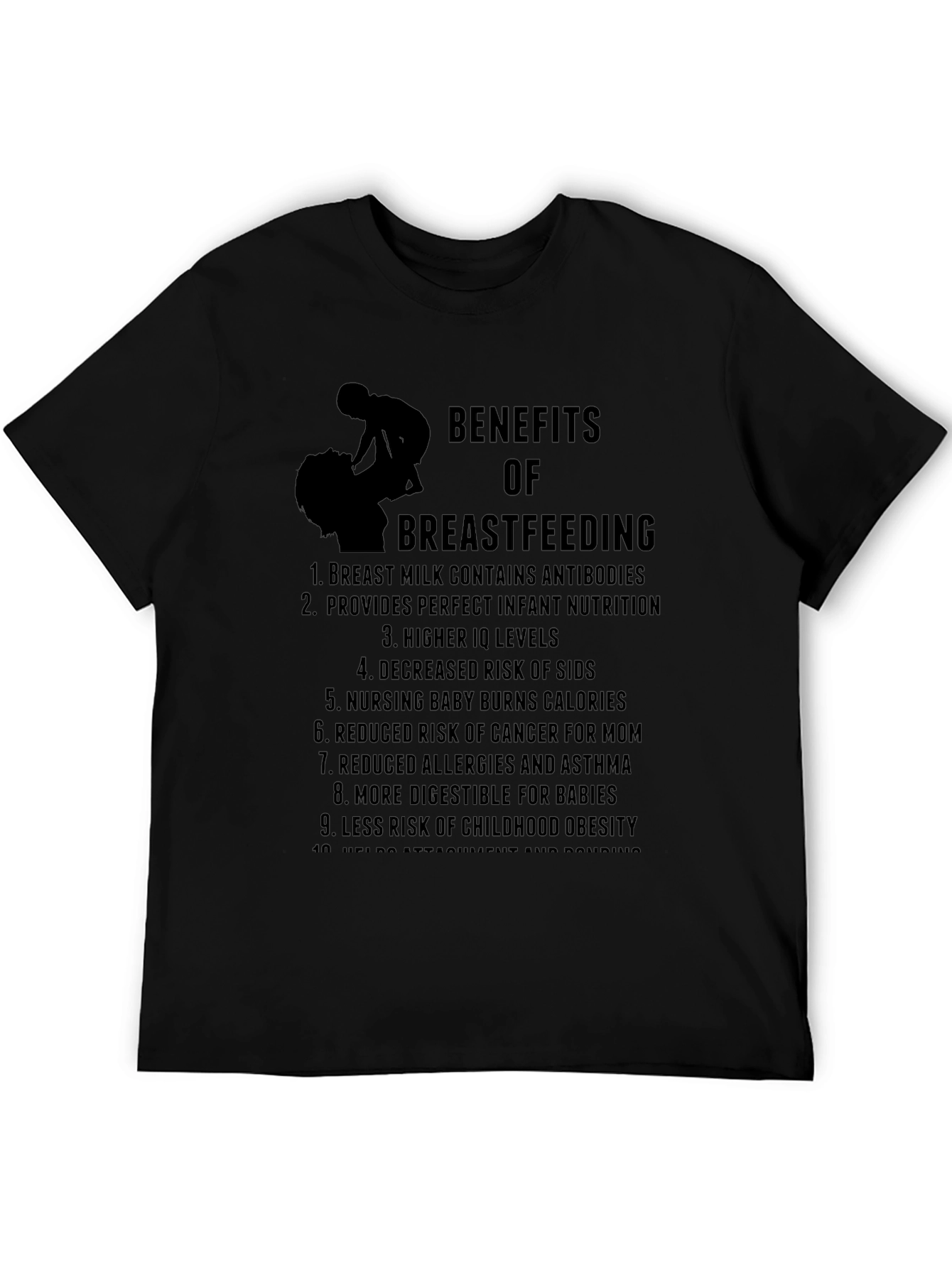 Benefits of Breastfeeding Graphic Tee