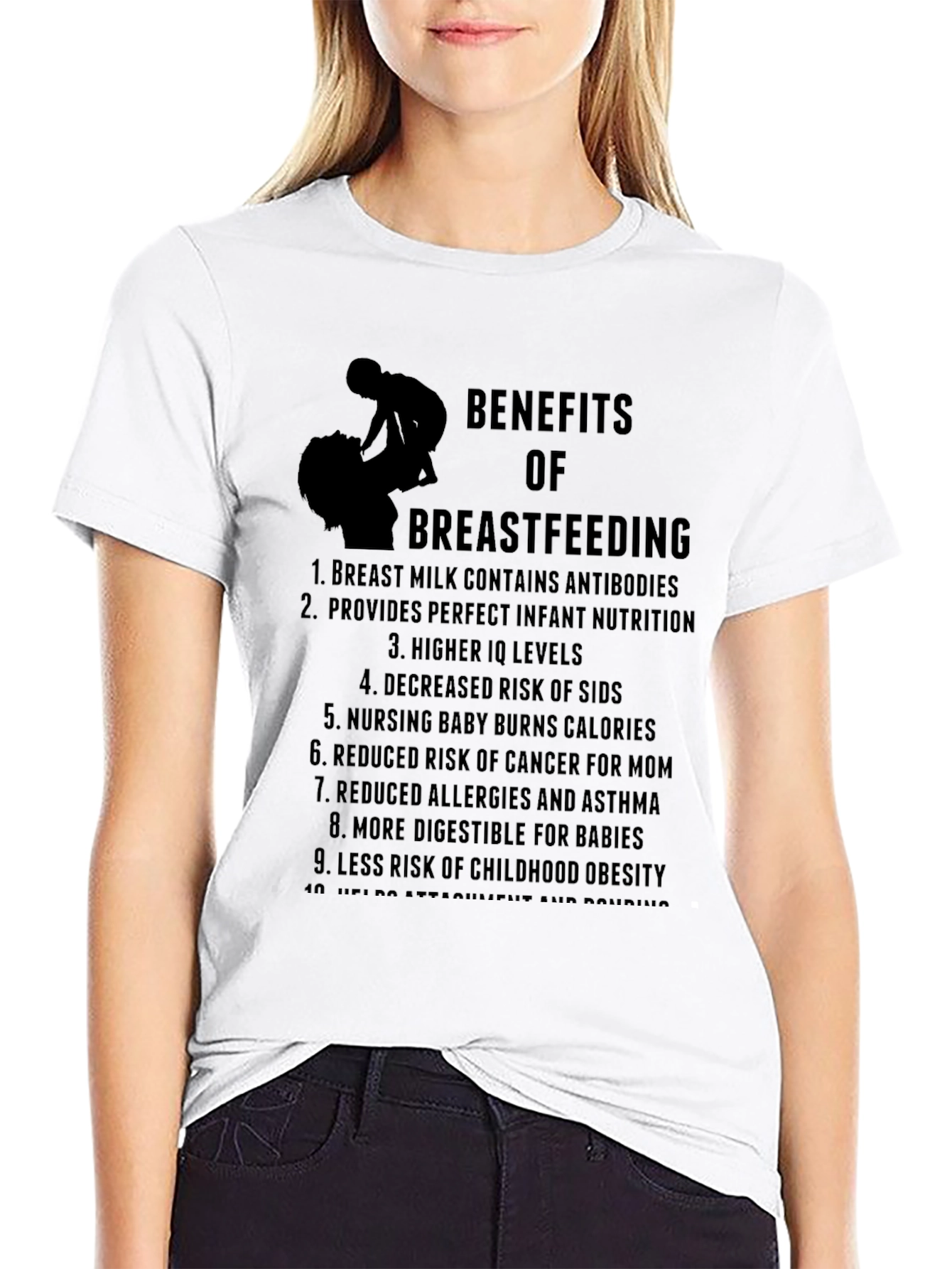 Benefits of Breastfeeding Graphic Tee