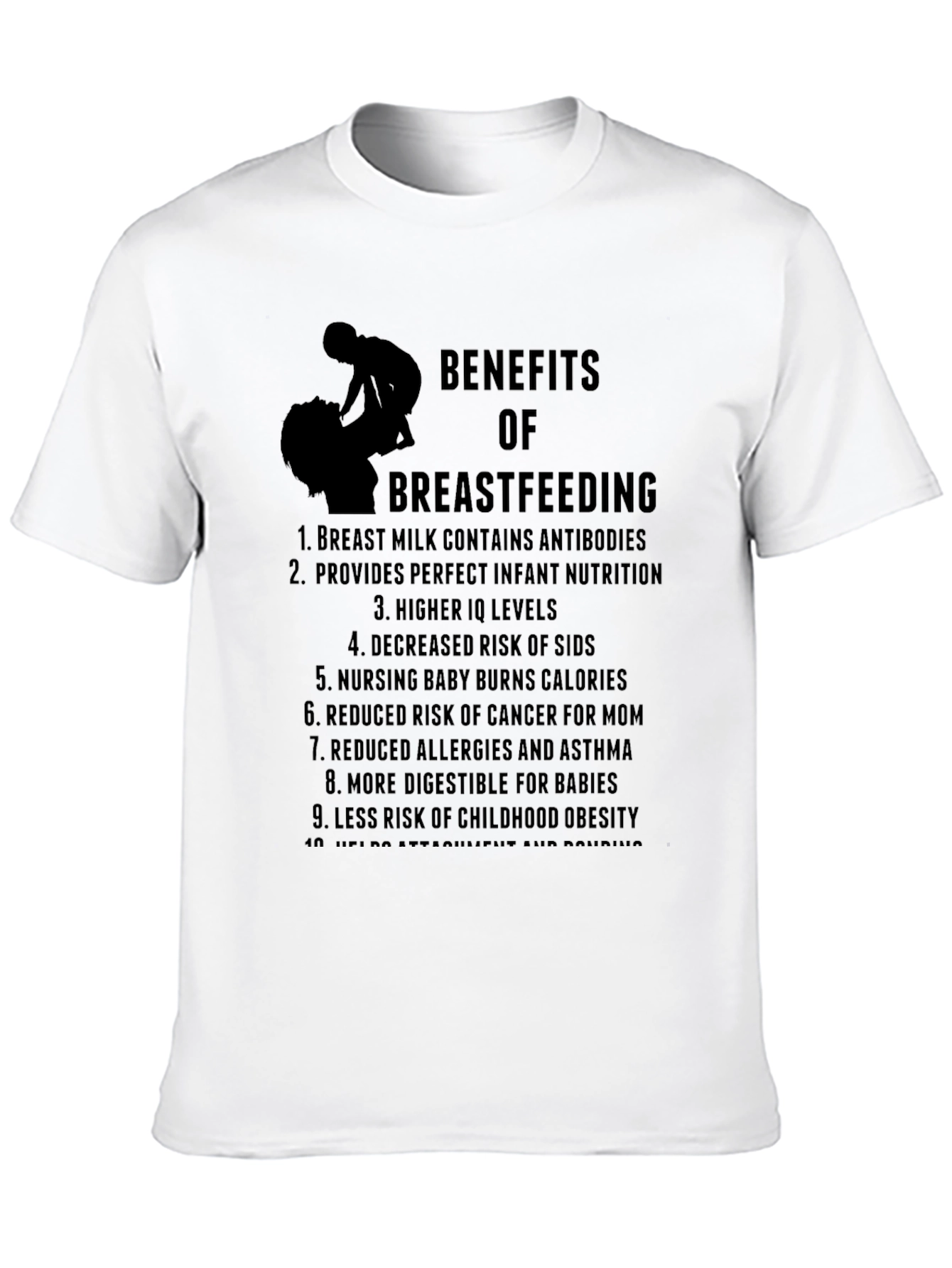 Benefits of Breastfeeding Graphic Tee