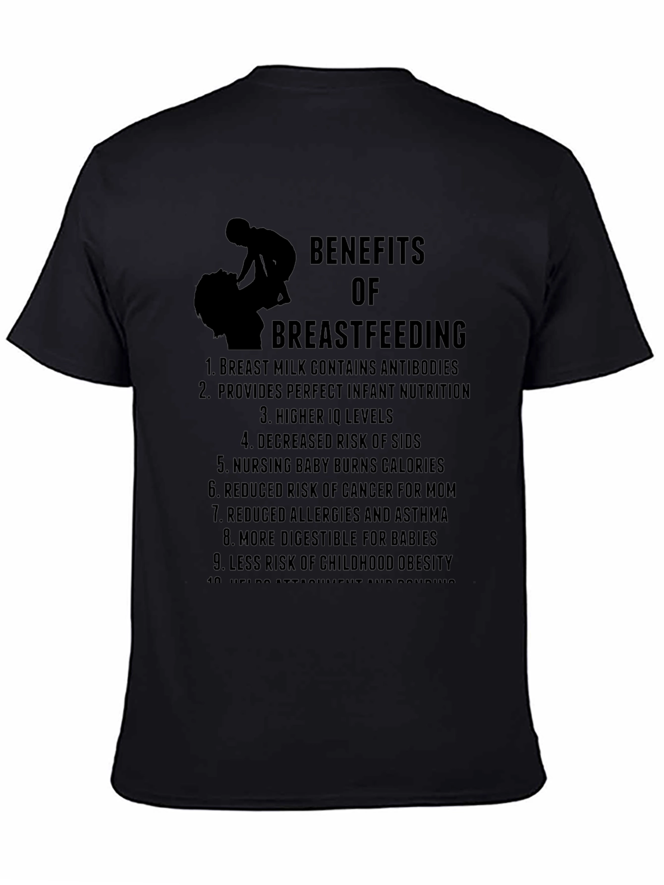 Benefits of Breastfeeding Graphic Tee