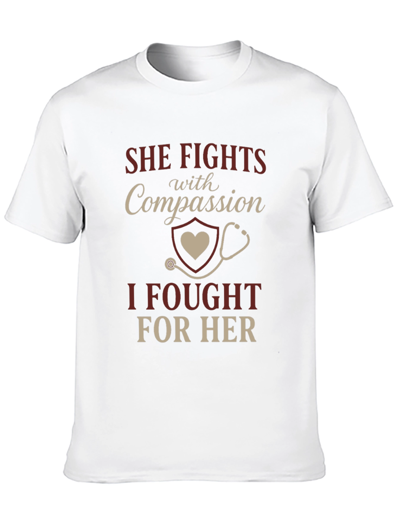Compassionate Fighter T-Shirt - Support Our Heroes