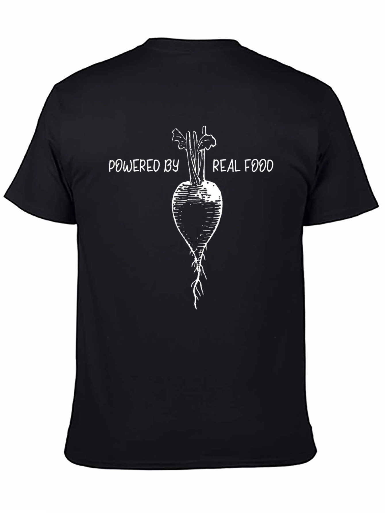 Powered by Real Food T-Shirt Vegan Tee