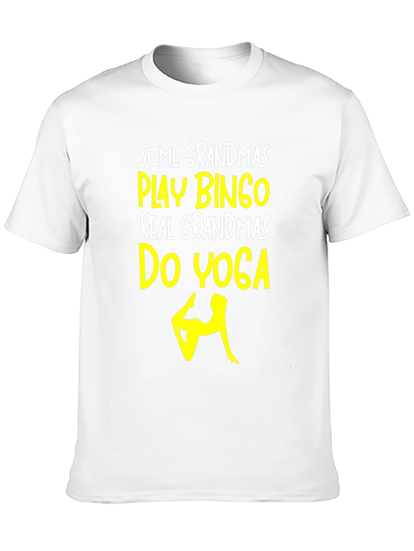 Yoga Grandma T-Shirt - Play Bingo Do Yoga