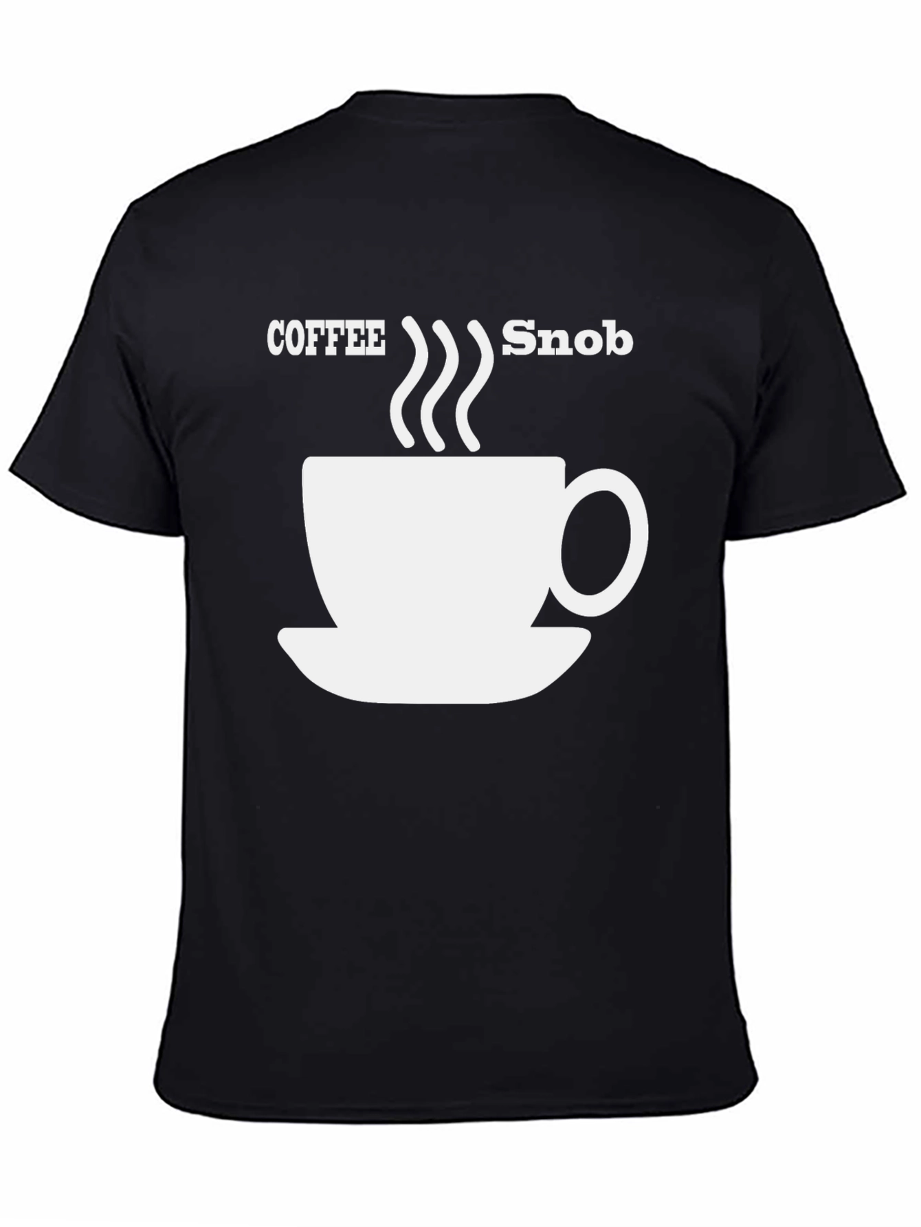 Coffee Snob Graphic Tee - Black