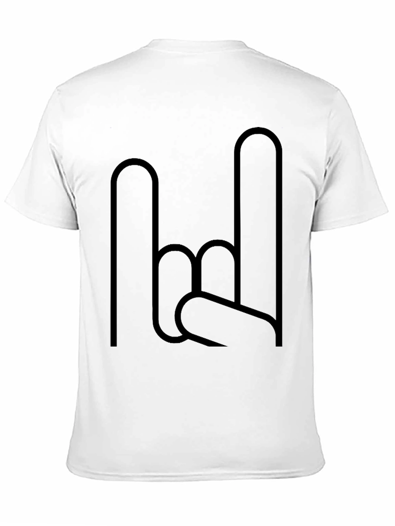 Rock On Graphic Black T-Shirt