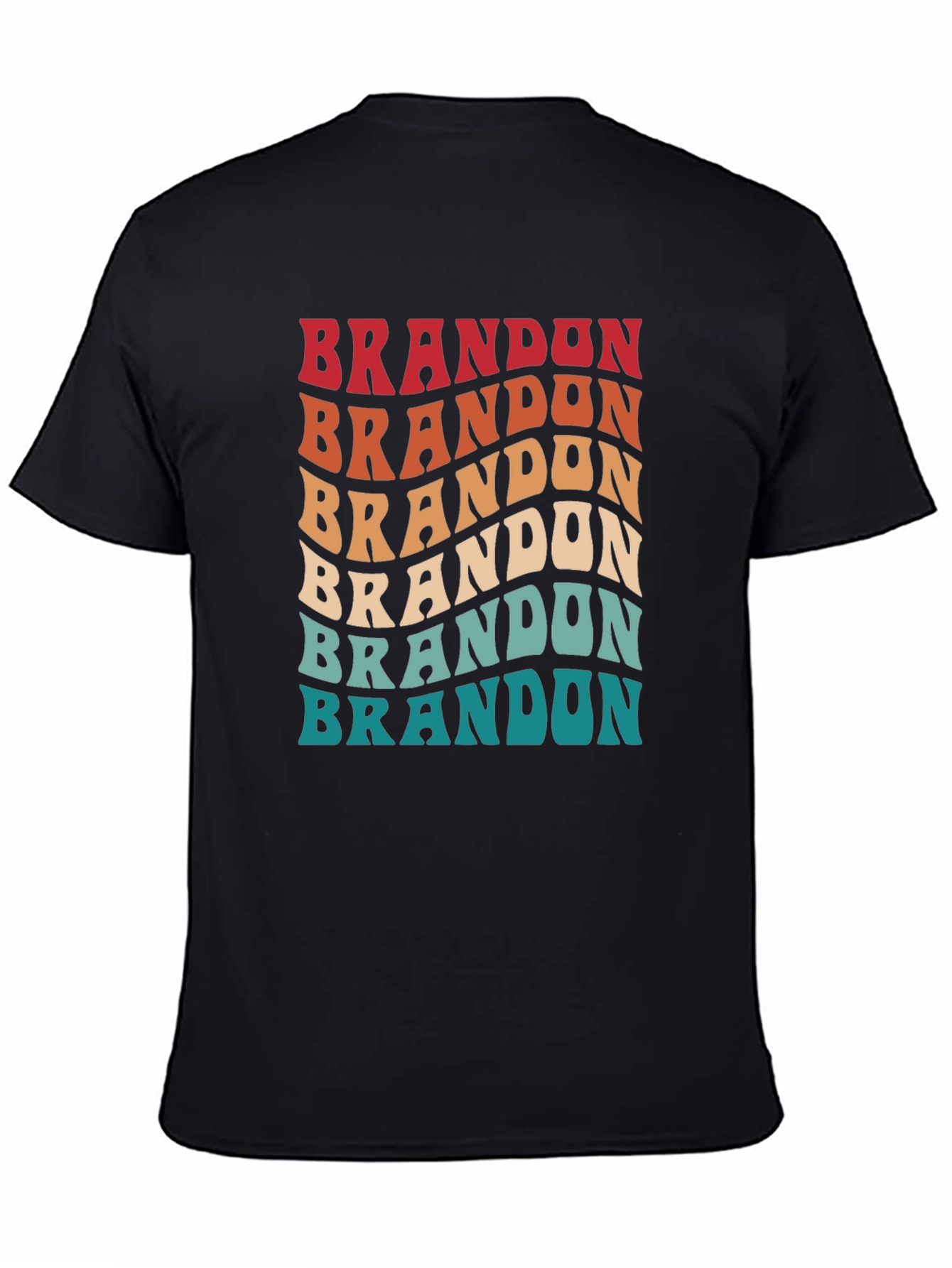 Retro Brandon T-Shirt - Custom Name Design