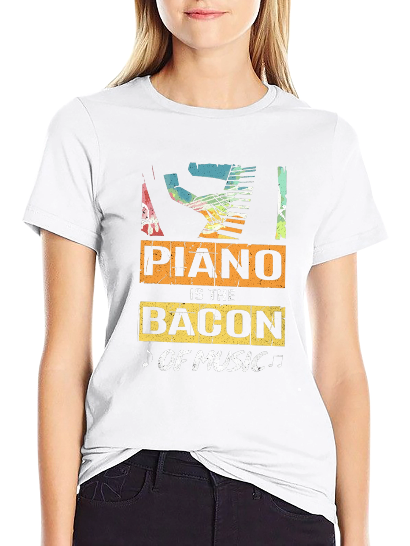 Piano is the Bacon of Music T-Shirt
