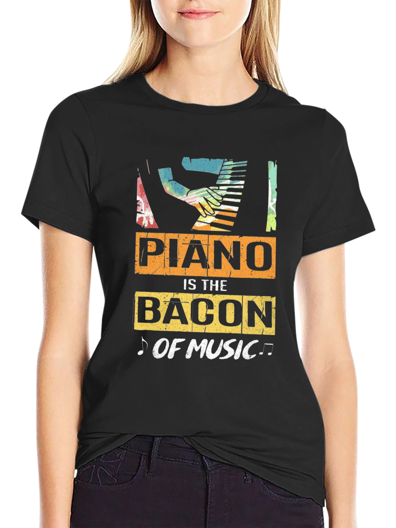 Piano is the Bacon of Music T-Shirt