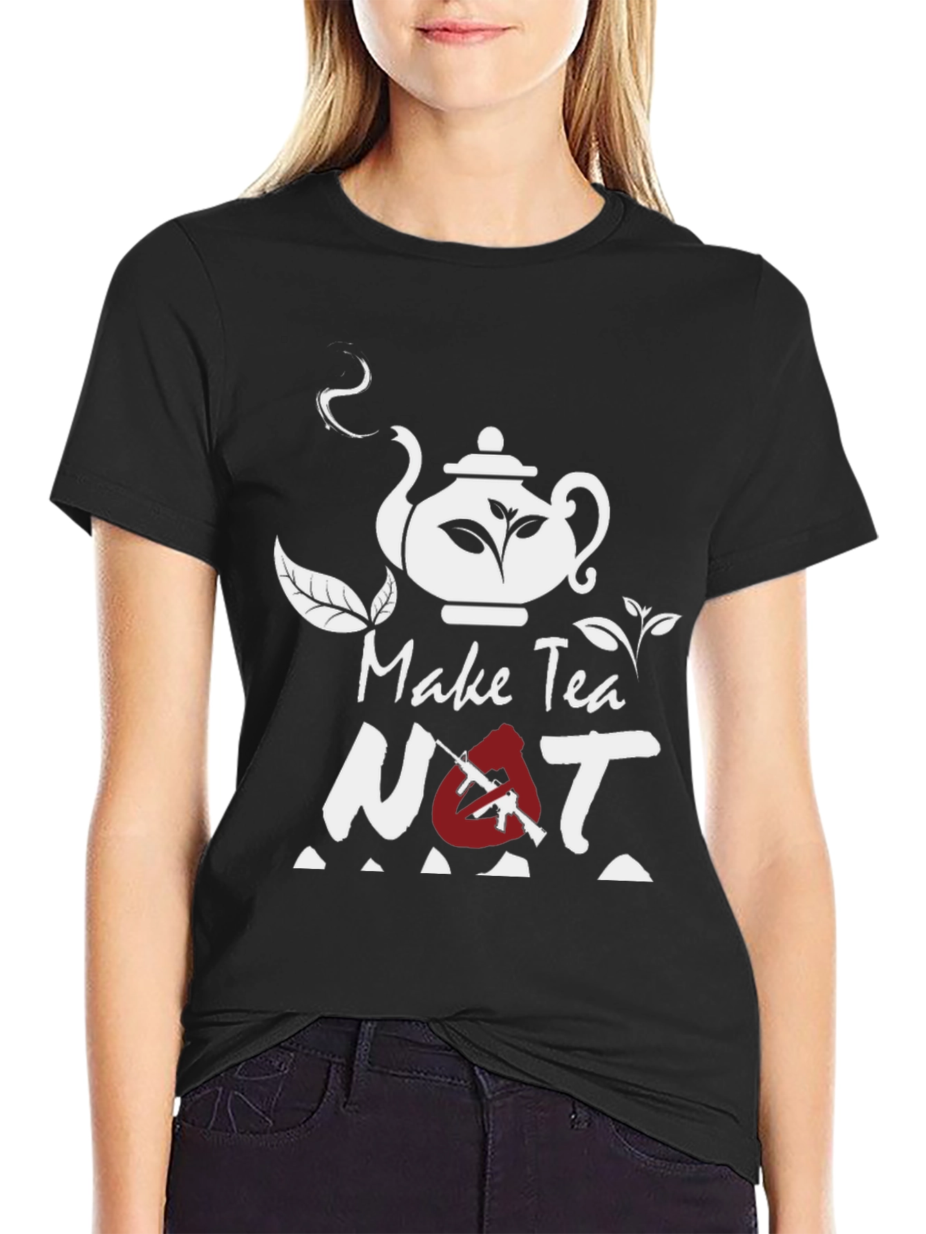 Make Tea Not War Graphic Tee