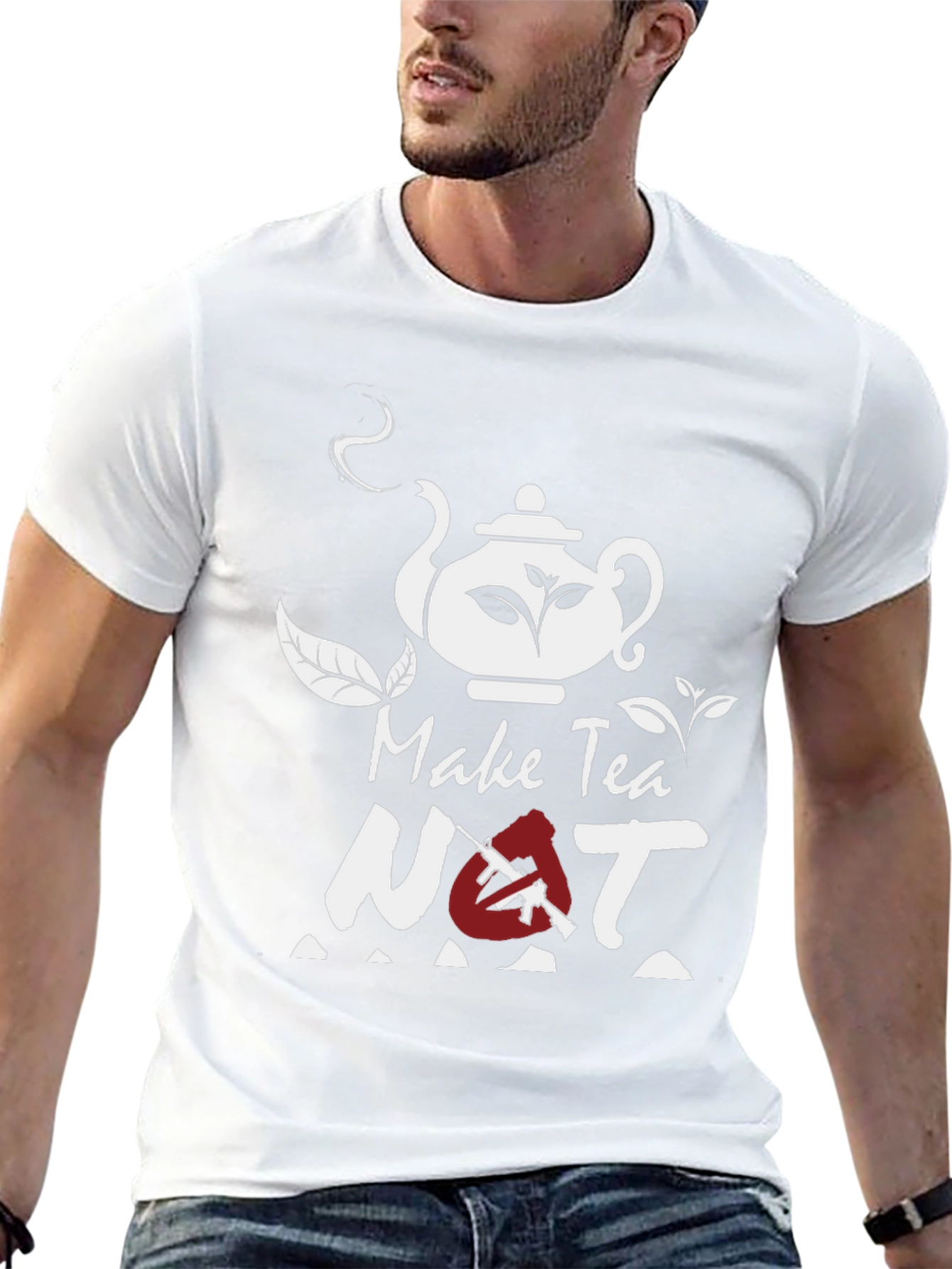 Make Tea Not War Graphic Tee