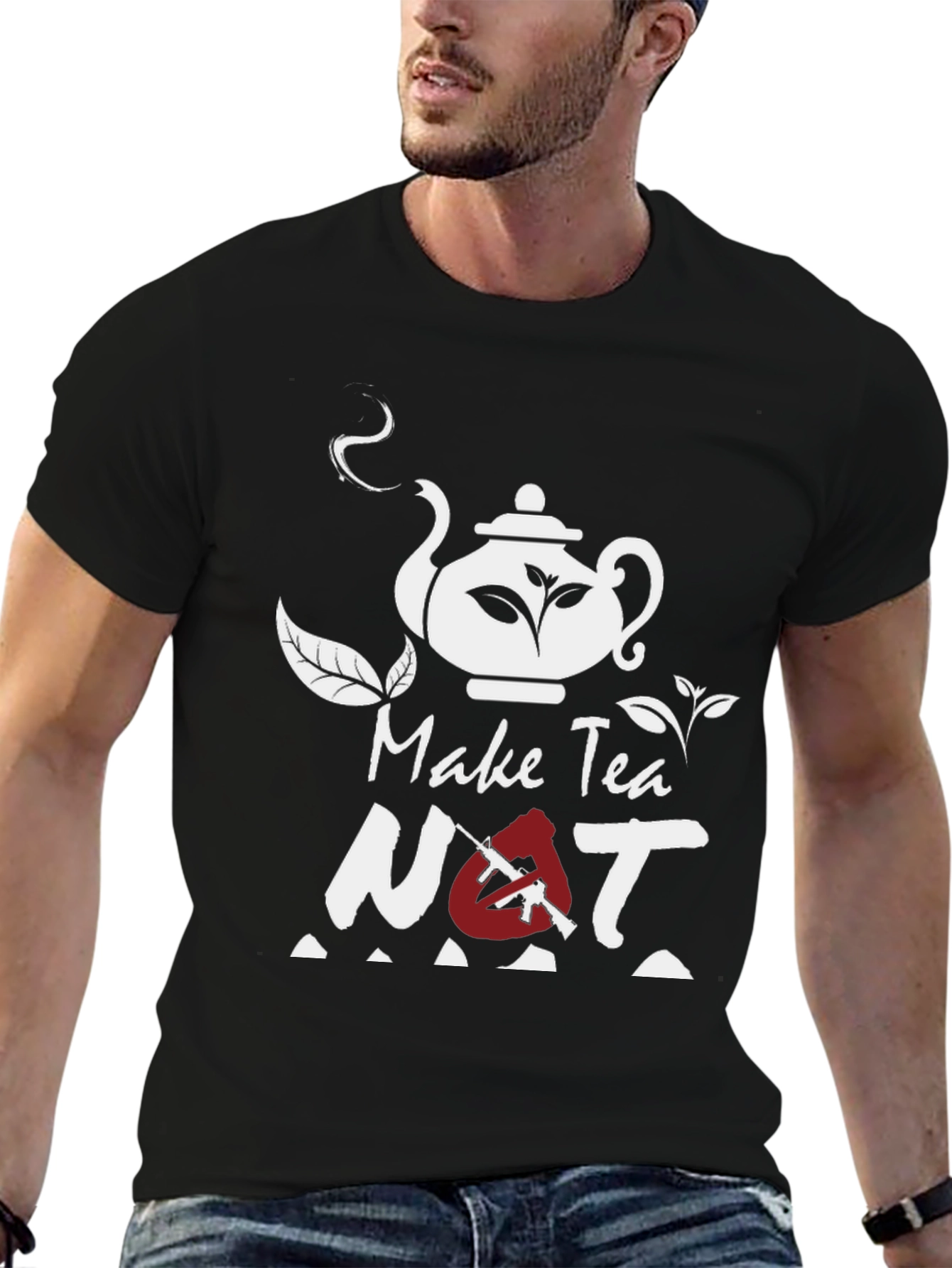 Make Tea Not War Graphic Tee