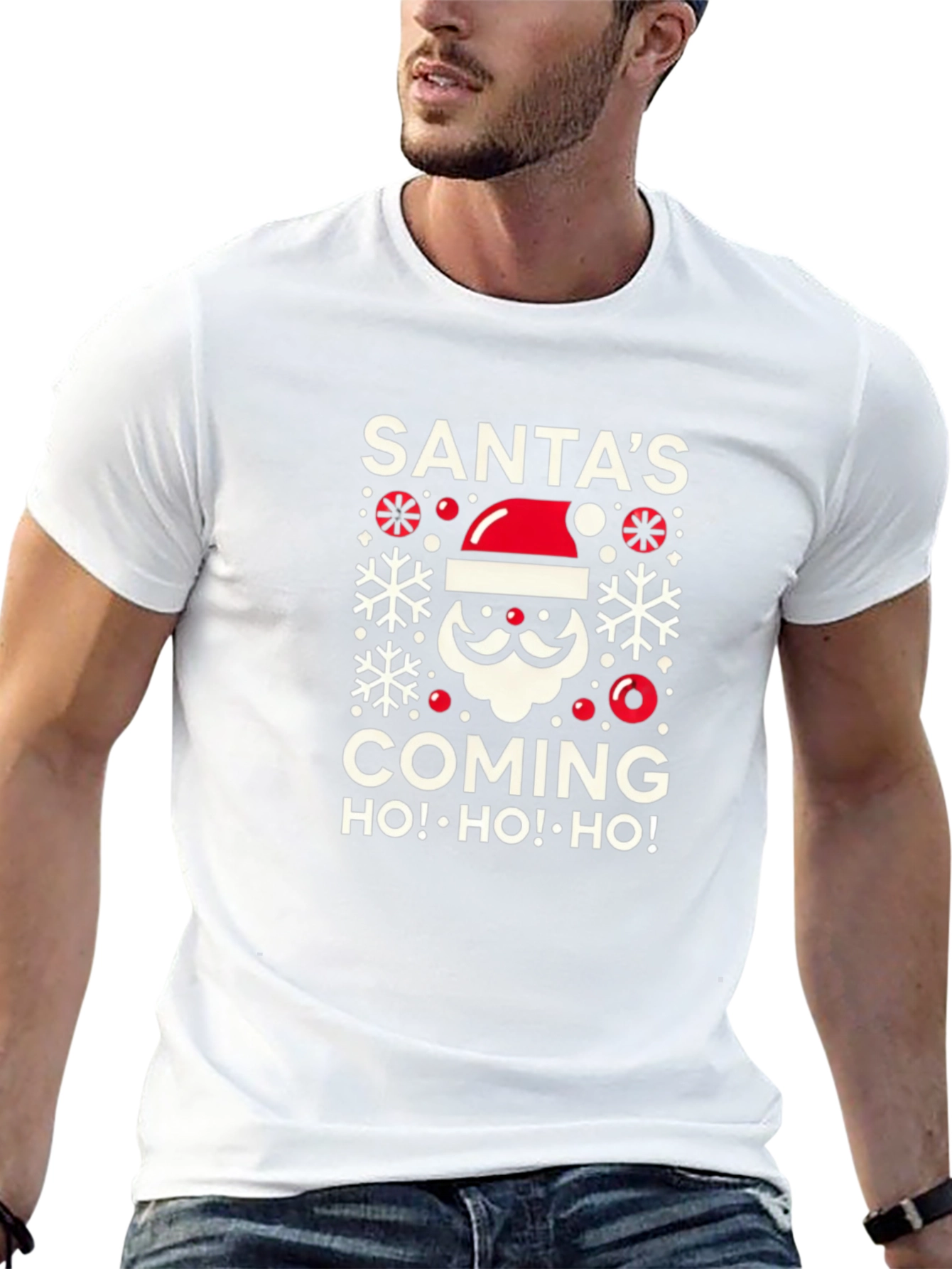 Santas Coming T-Shirt Holiday Festive