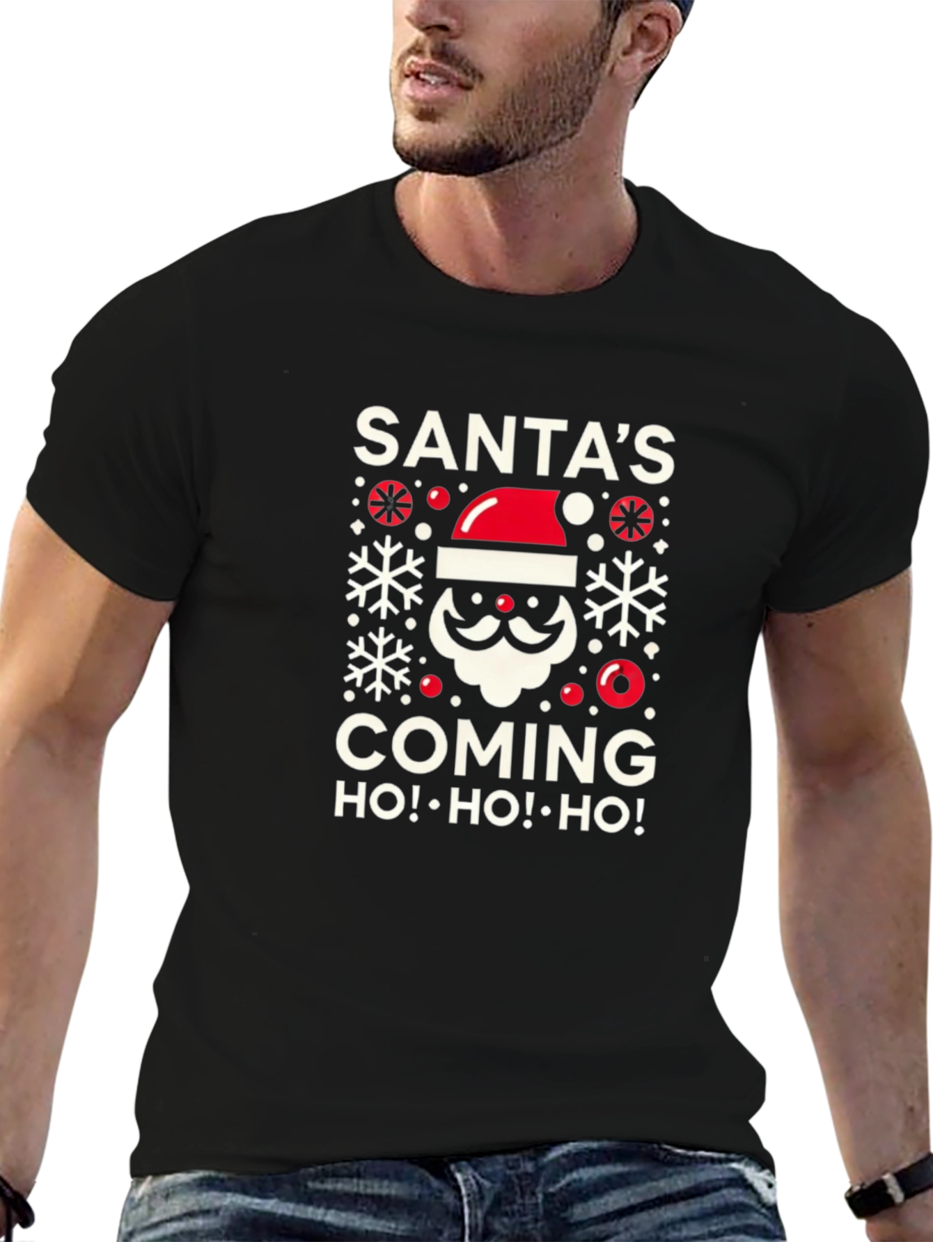 Santas Coming T-Shirt Holiday Festive