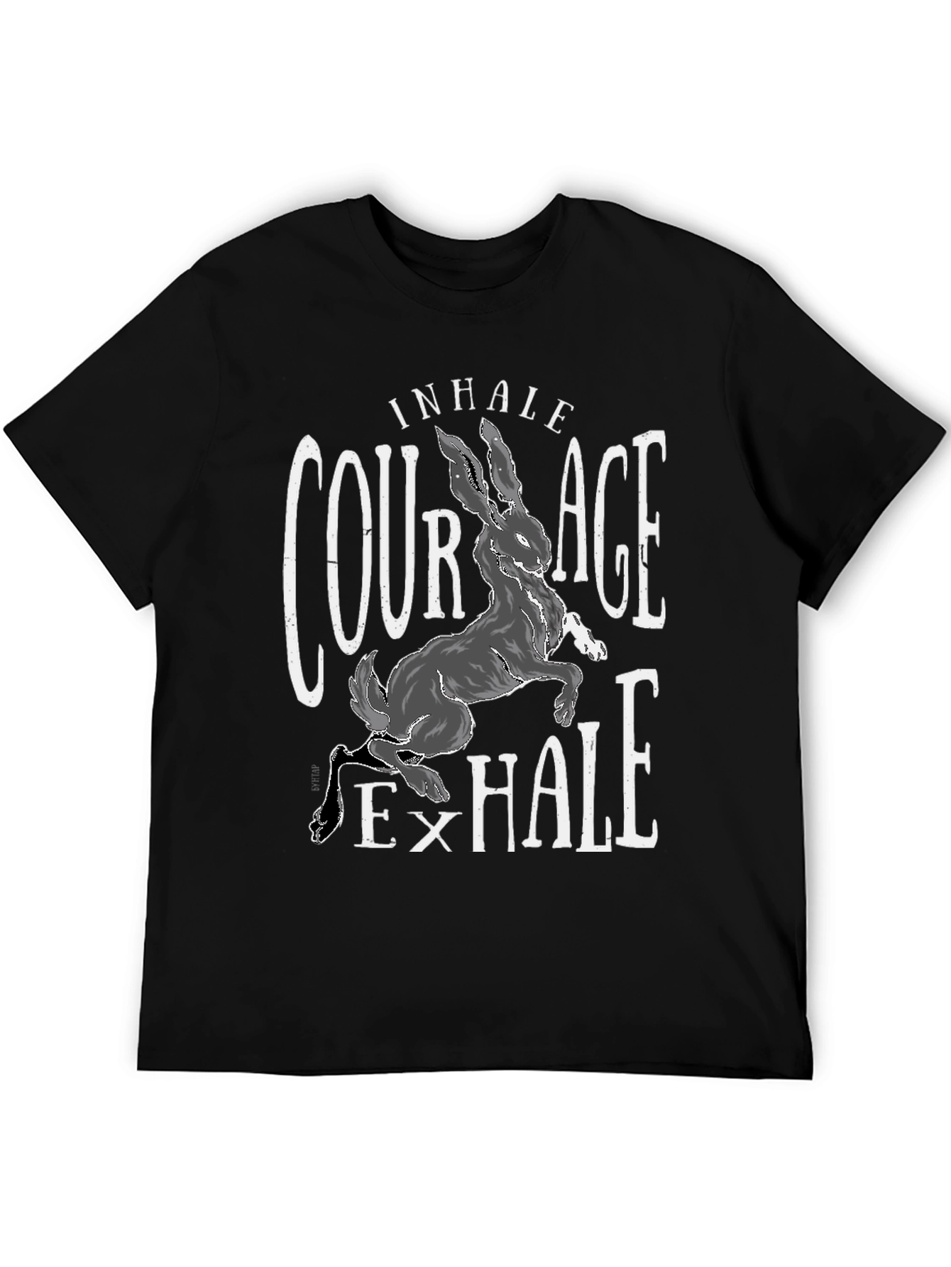 Courage Hare T-Shirt - Inhale Exhale