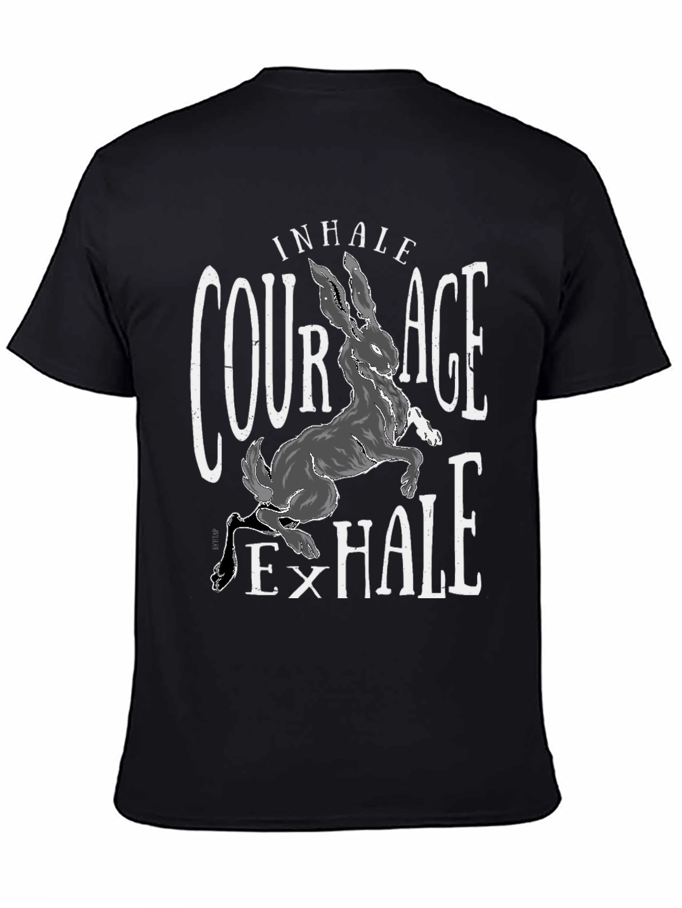 Courage Hare T-Shirt - Inhale Exhale
