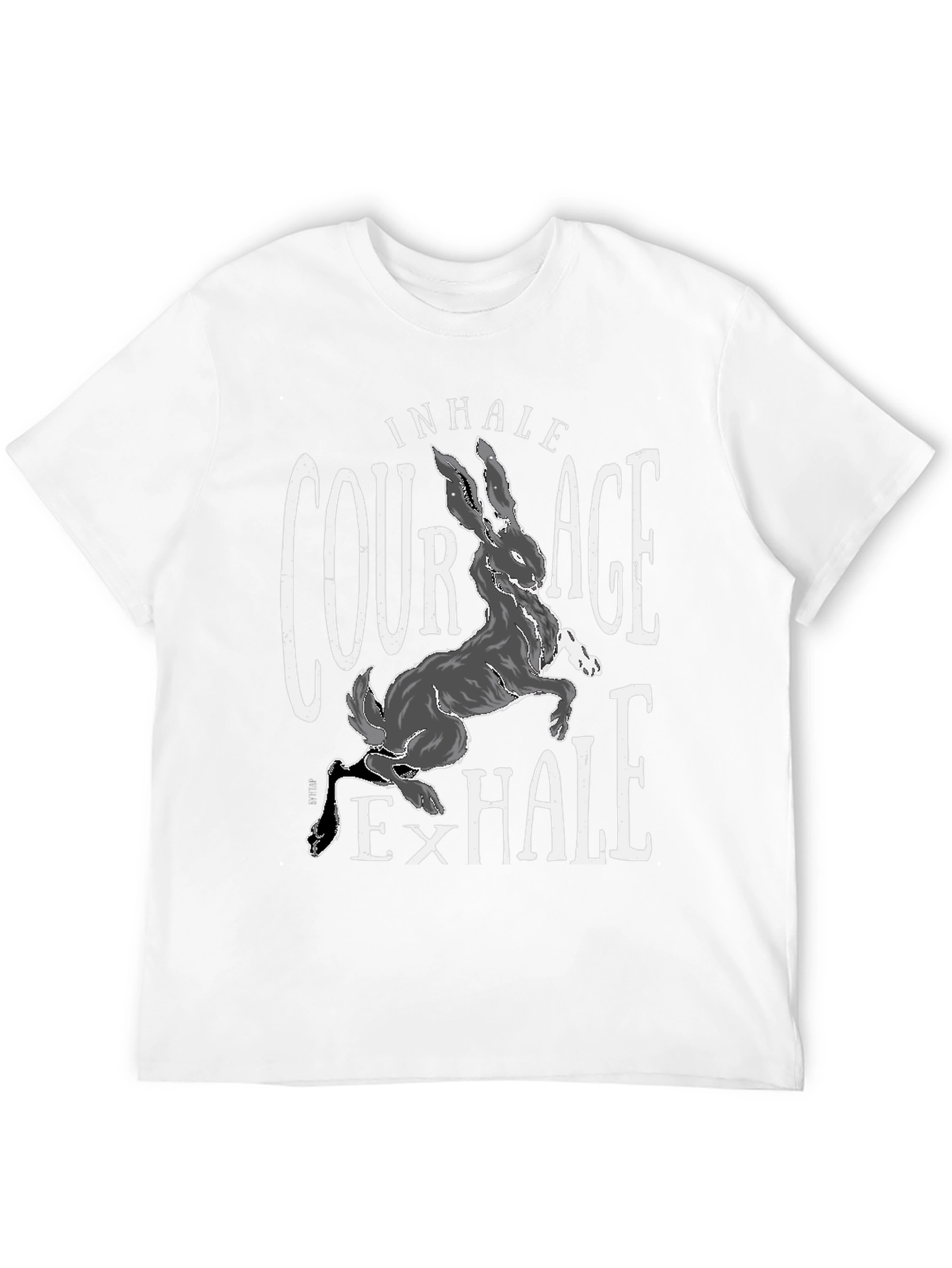 Courage Hare T-Shirt - Inhale Exhale
