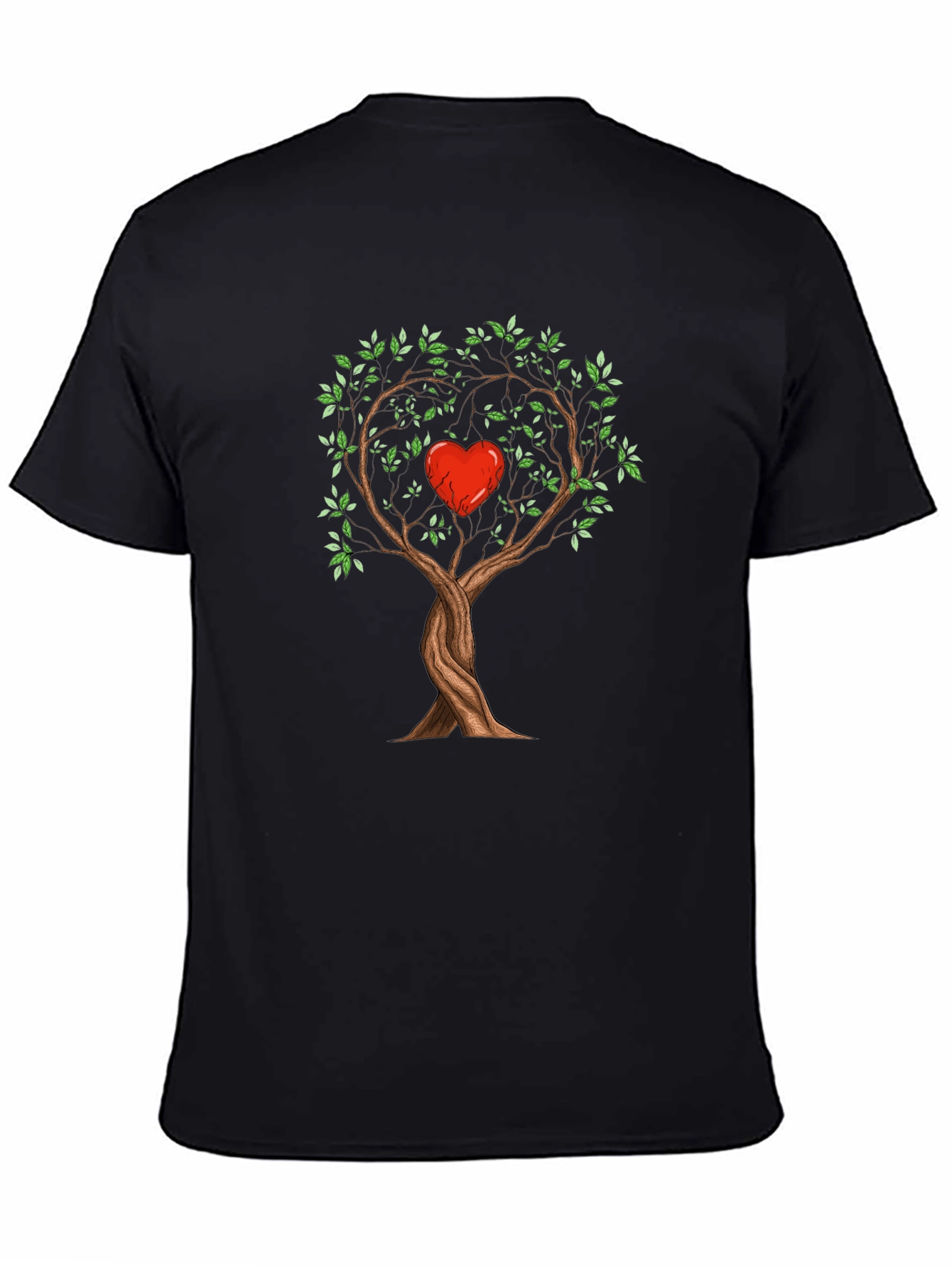 Tree of Love Graphic T-Shirt - Heart Tree Design