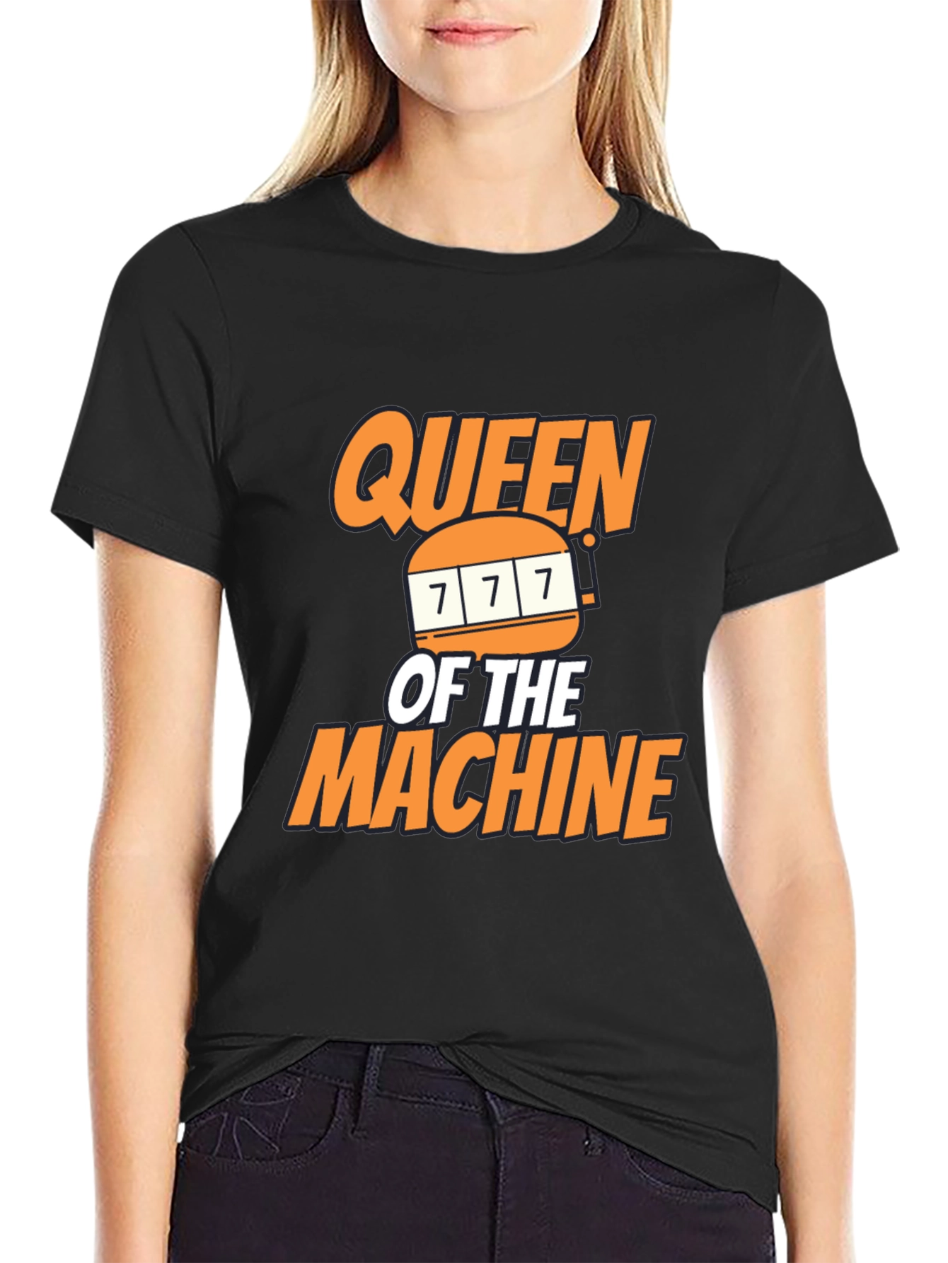 Queen of the Machine Black Graphic Tee