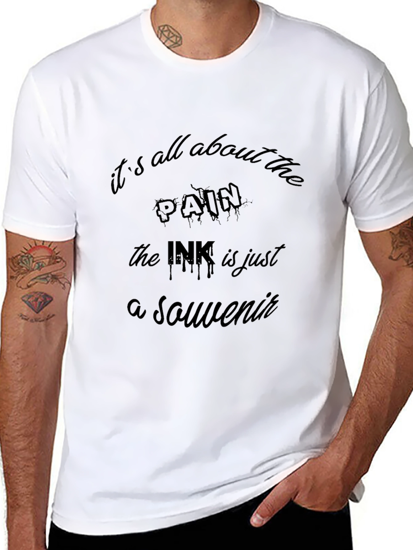 Its All About the Pain Tattoo T-Shirt
