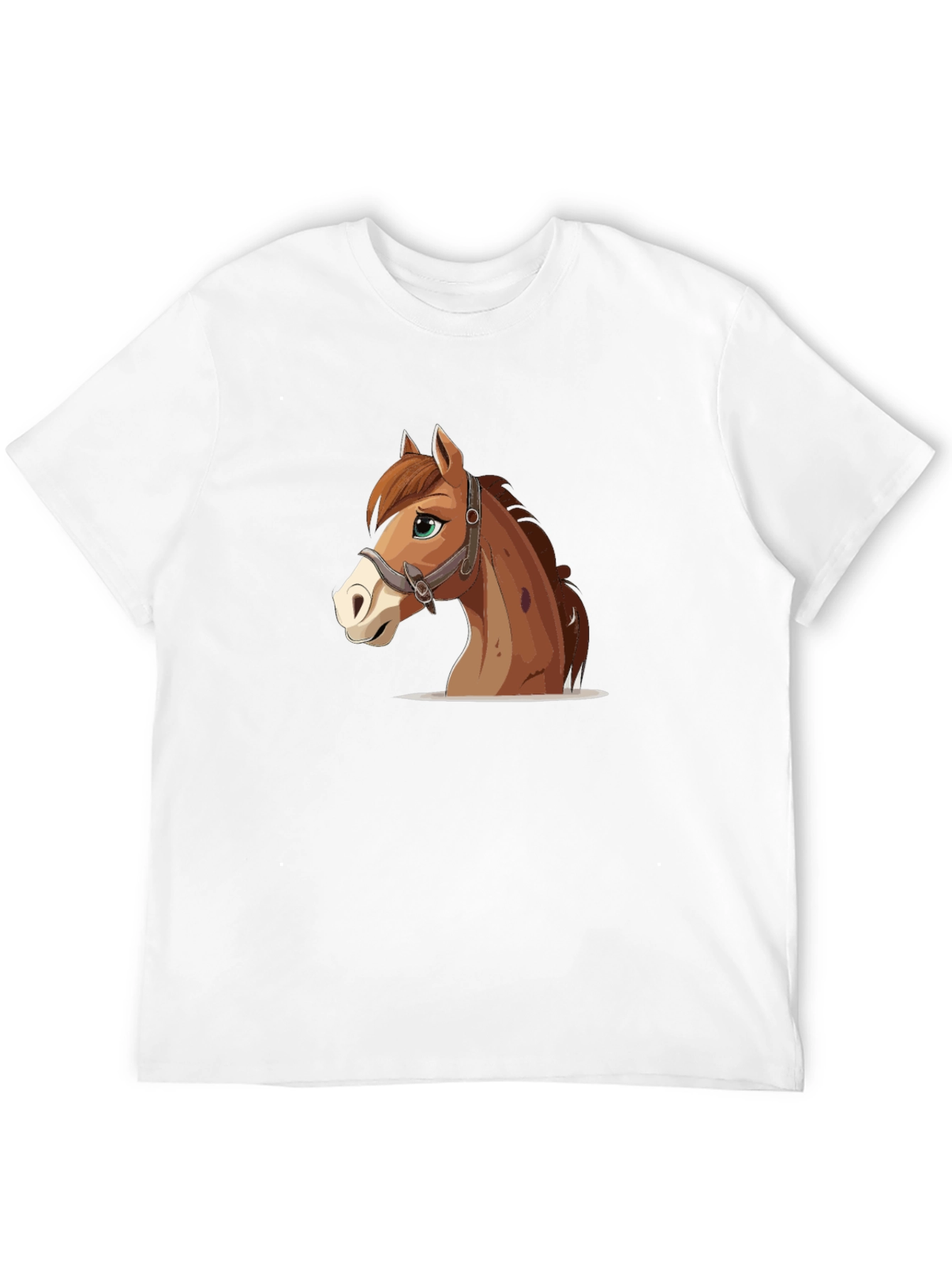 Horse Graphic Tee - Black Unisex T-Shirt