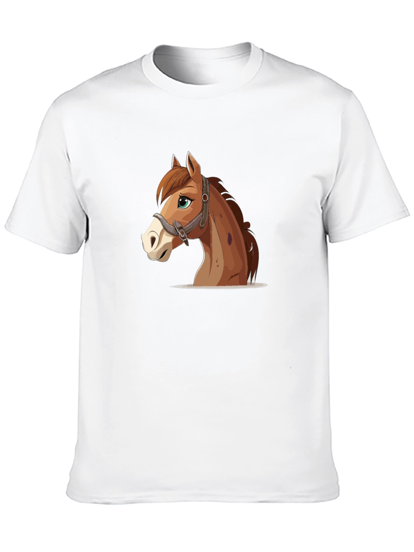 Horse Graphic Tee - Black Unisex T-Shirt