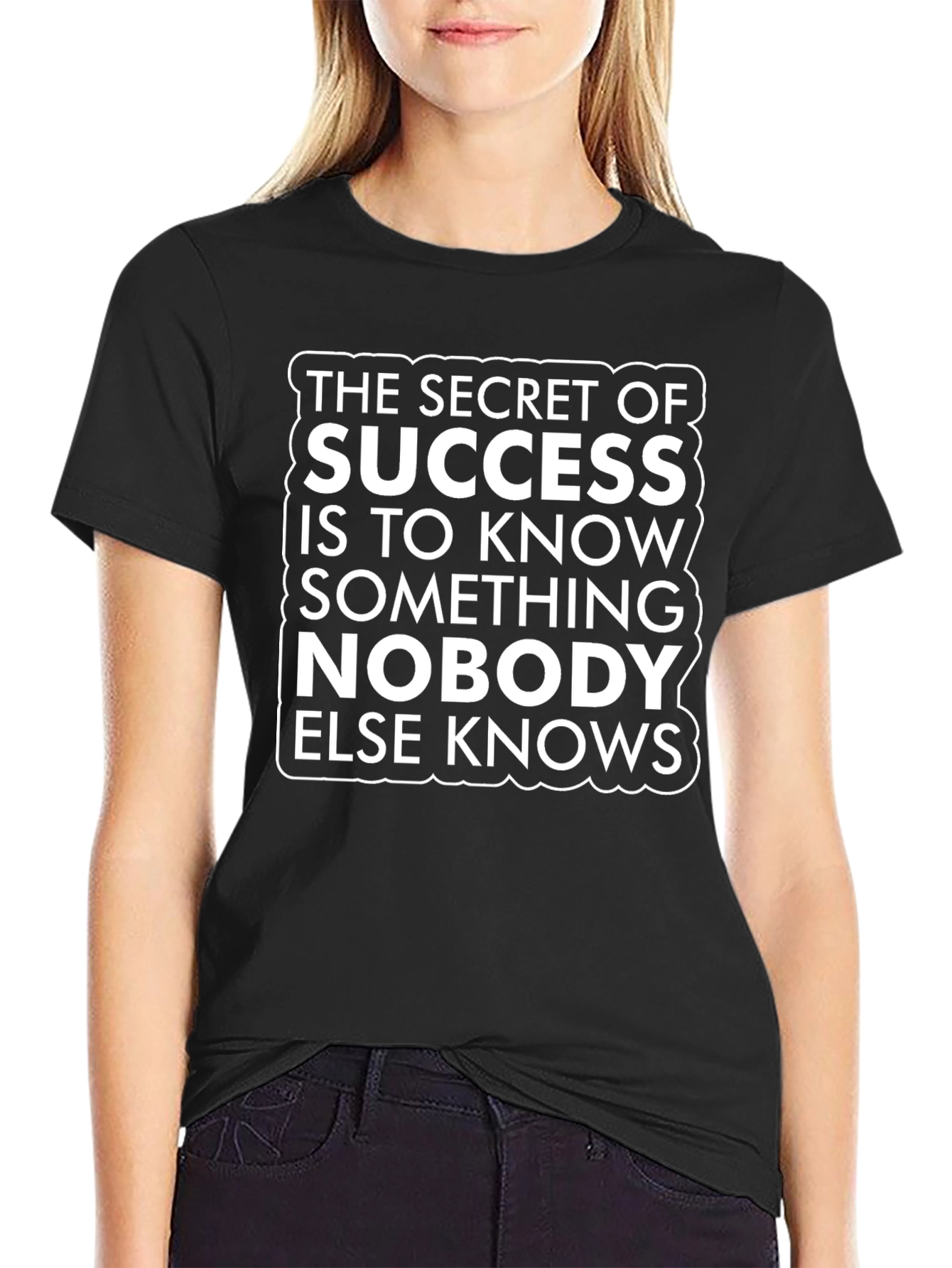 Success Secret Black T-Shirt