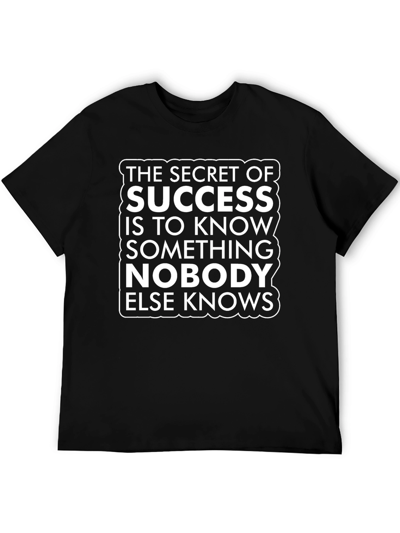 Success Secret Black T-Shirt