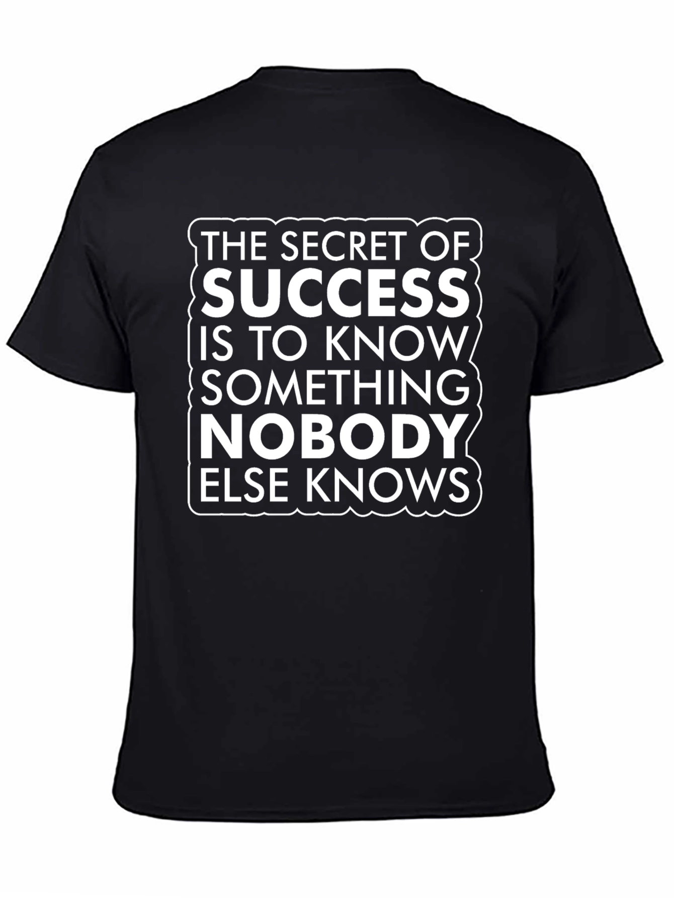 Success Secret Black T-Shirt