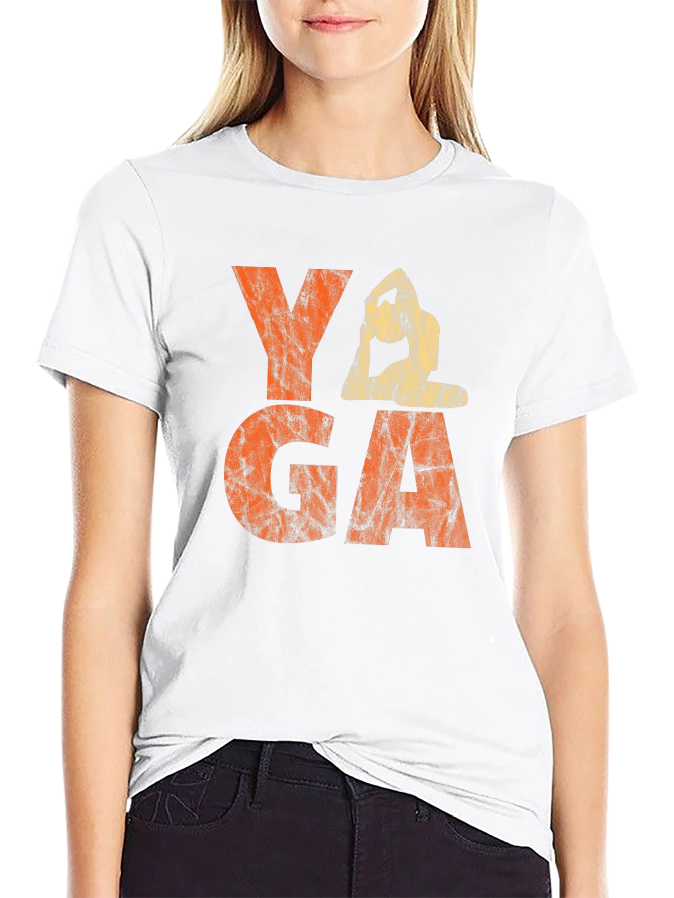 Yoga T-Shirt - Meditating Graphic Tee
