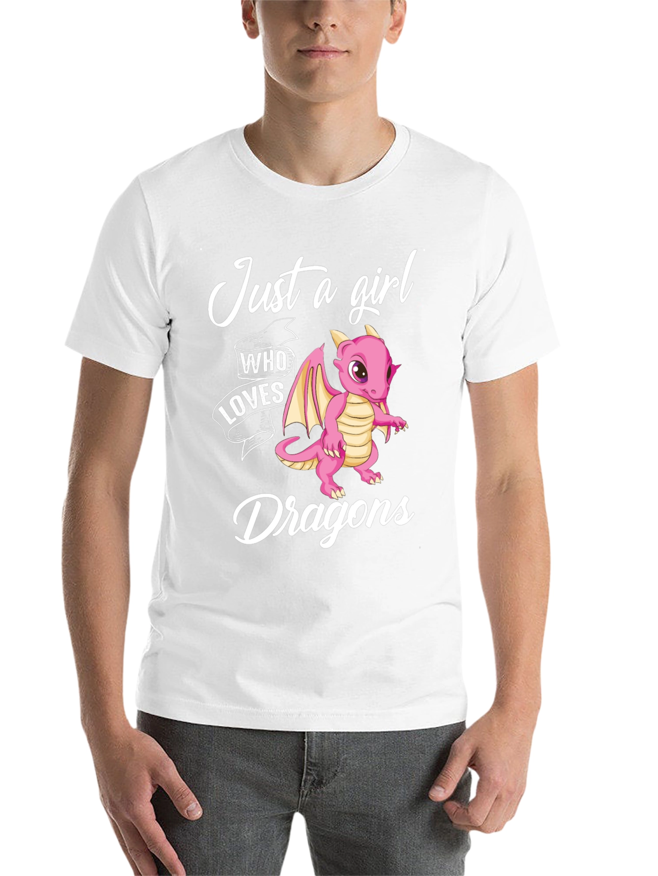 Just a Girl Who Loves Dragons Graphic Tee