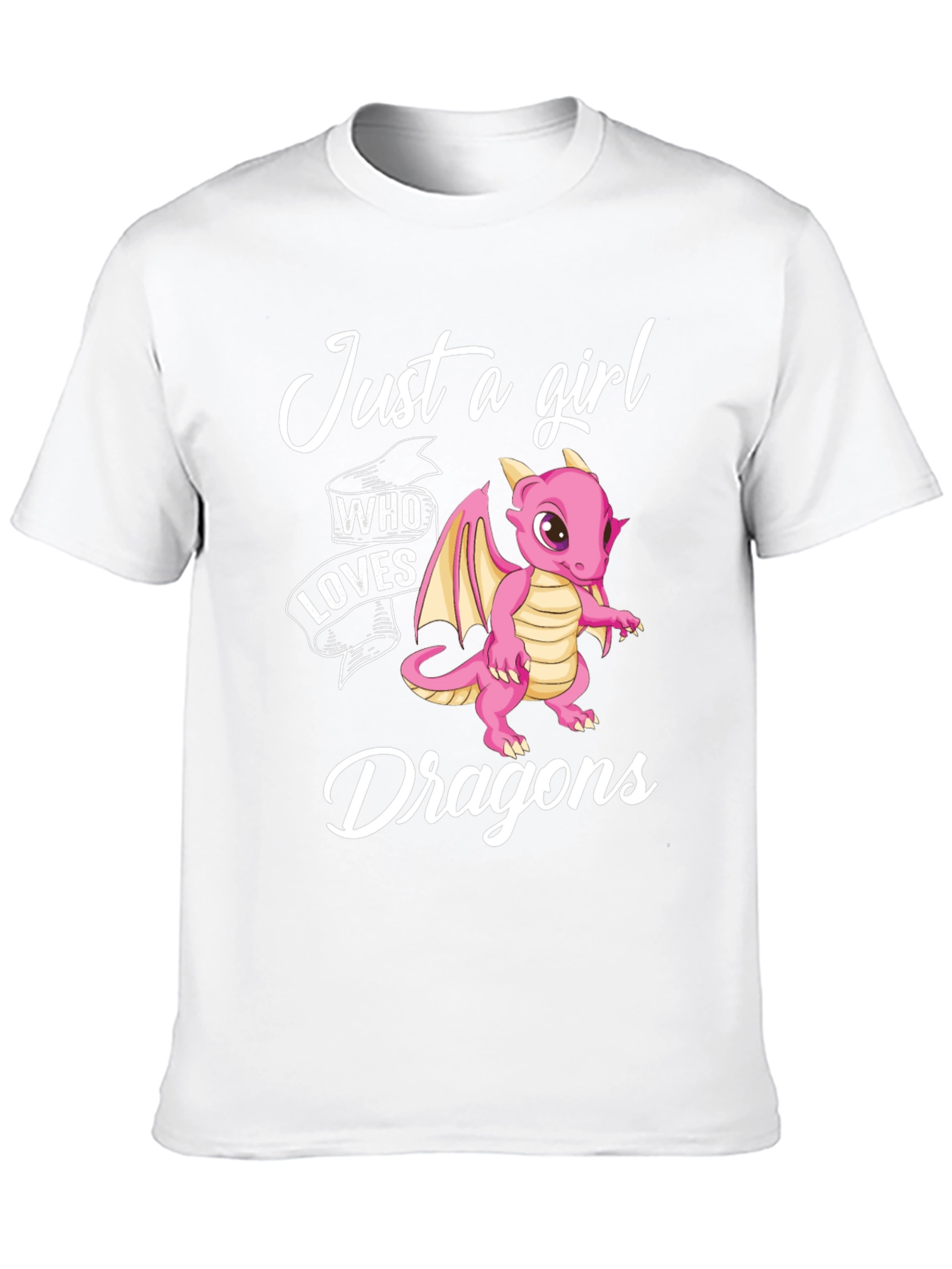 Just a Girl Who Loves Dragons Graphic Tee