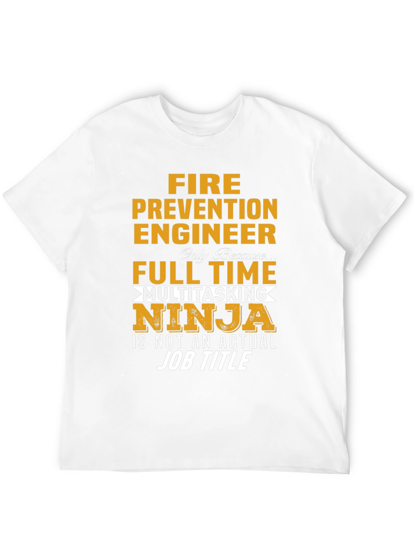 Fire Prevention Engineer Multitasking Ninja T-Shirt