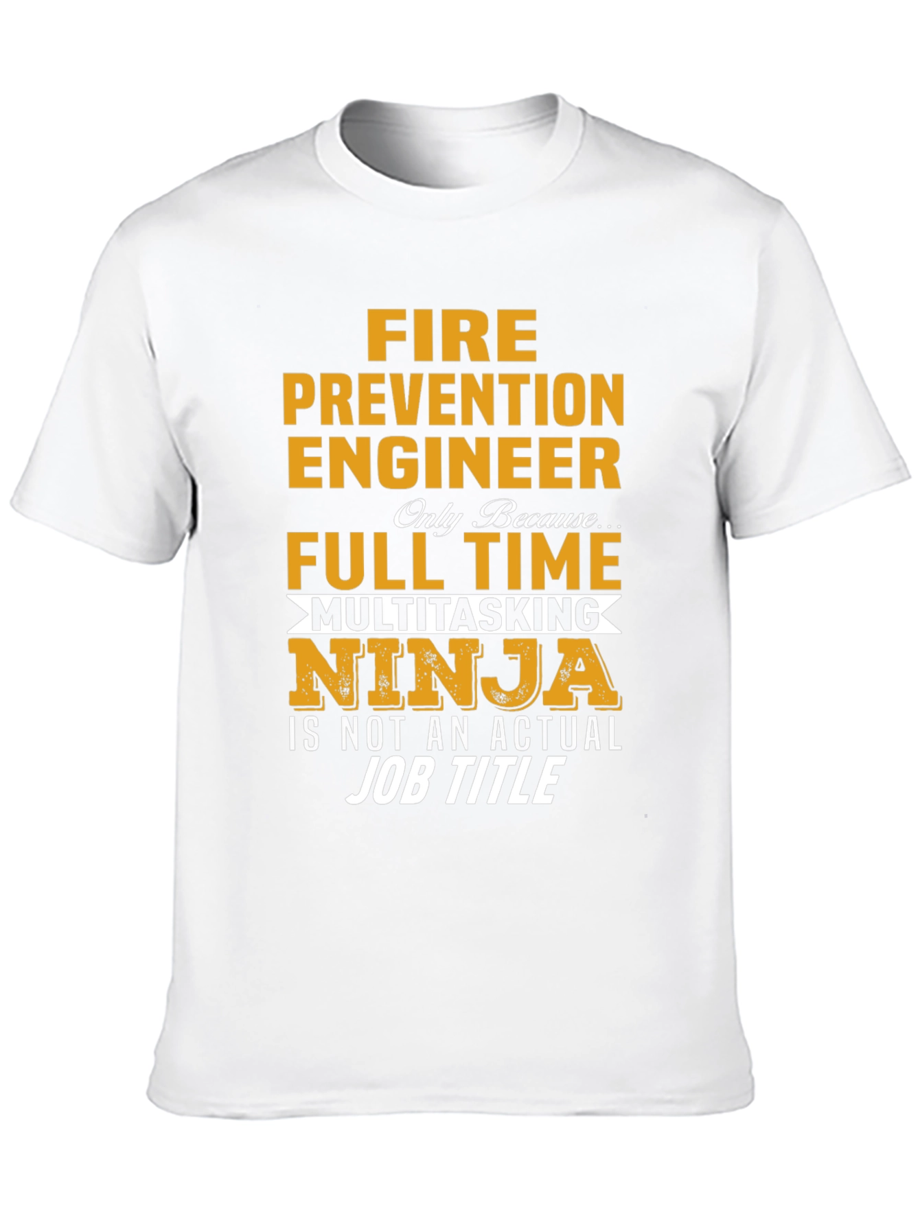 Fire Prevention Engineer Multitasking Ninja T-Shirt