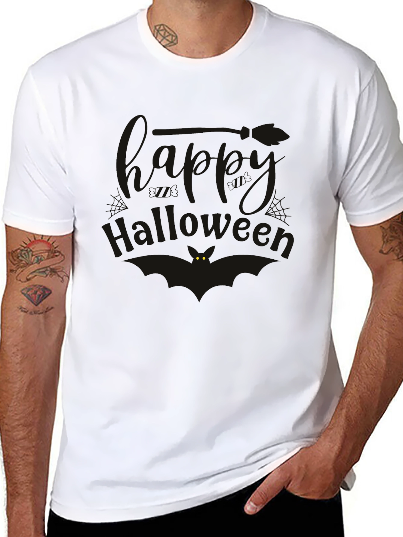 Halloween Bat T-Shirt - Spooky Season Apparel
