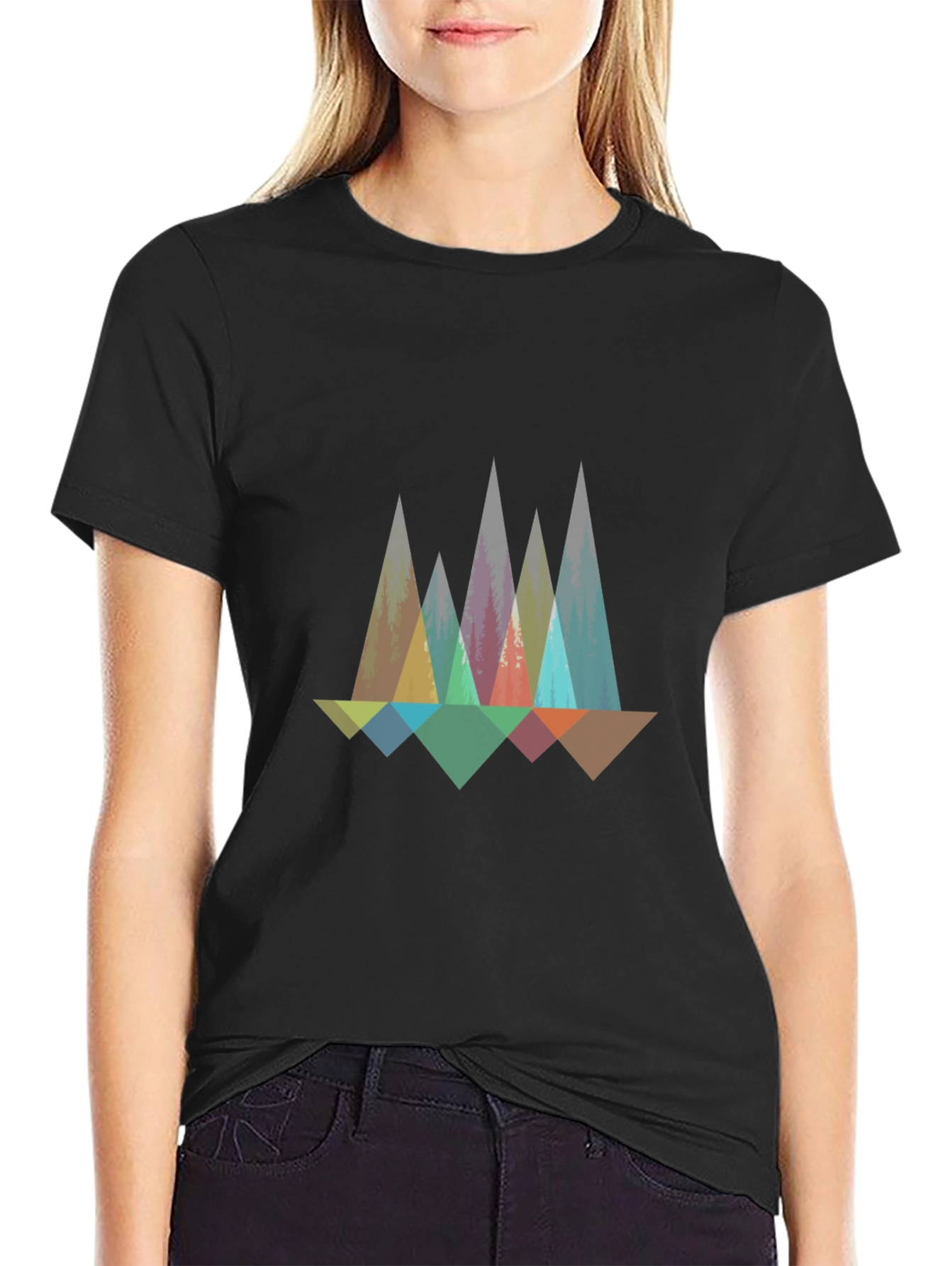 Geometric Mountain T-Shirt