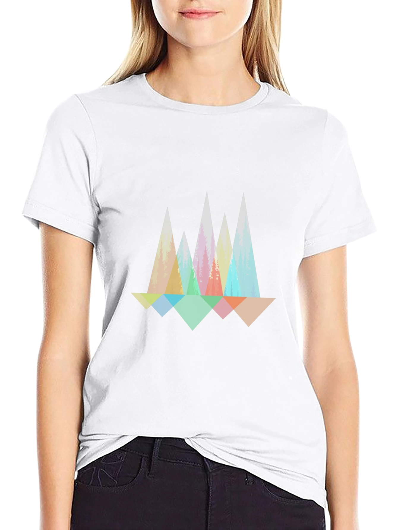 Geometric Mountain T-Shirt